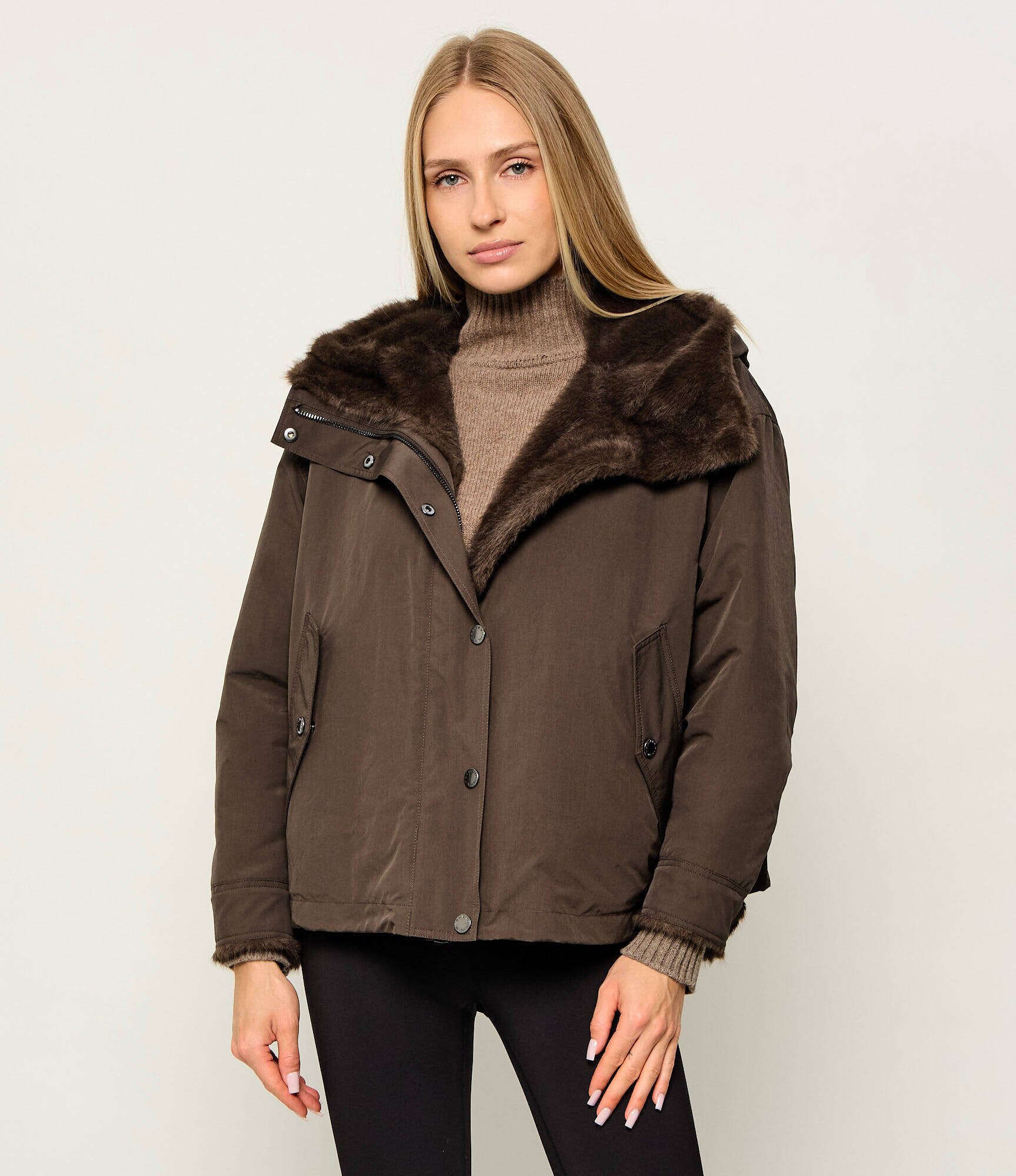 Weekend MaxMara Geacă cu două fețe Wkdzanna | Relaxed fit | shearling