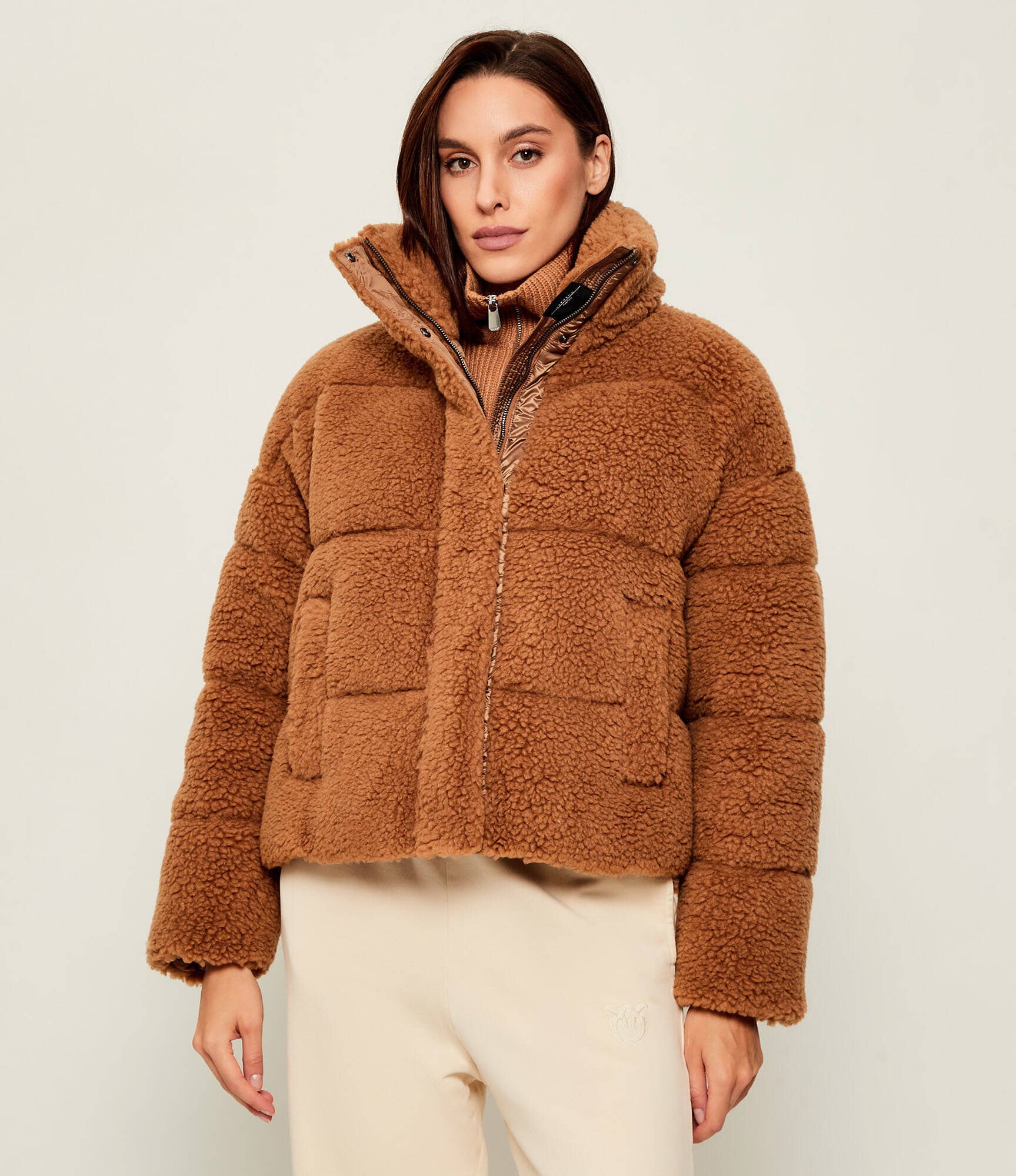 Weekend MaxMara Geacă de puf ALFRED | Loose fit cu adaos de lână