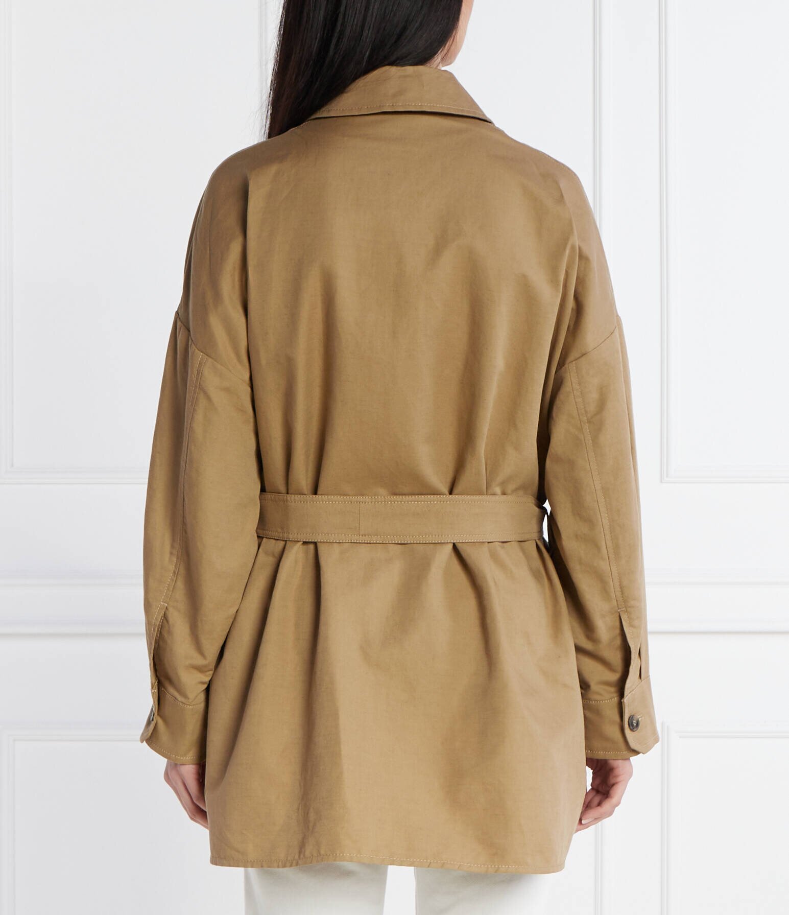 Weekend MaxMara Geacă Vicario | Relaxed fit | cu adaos de in