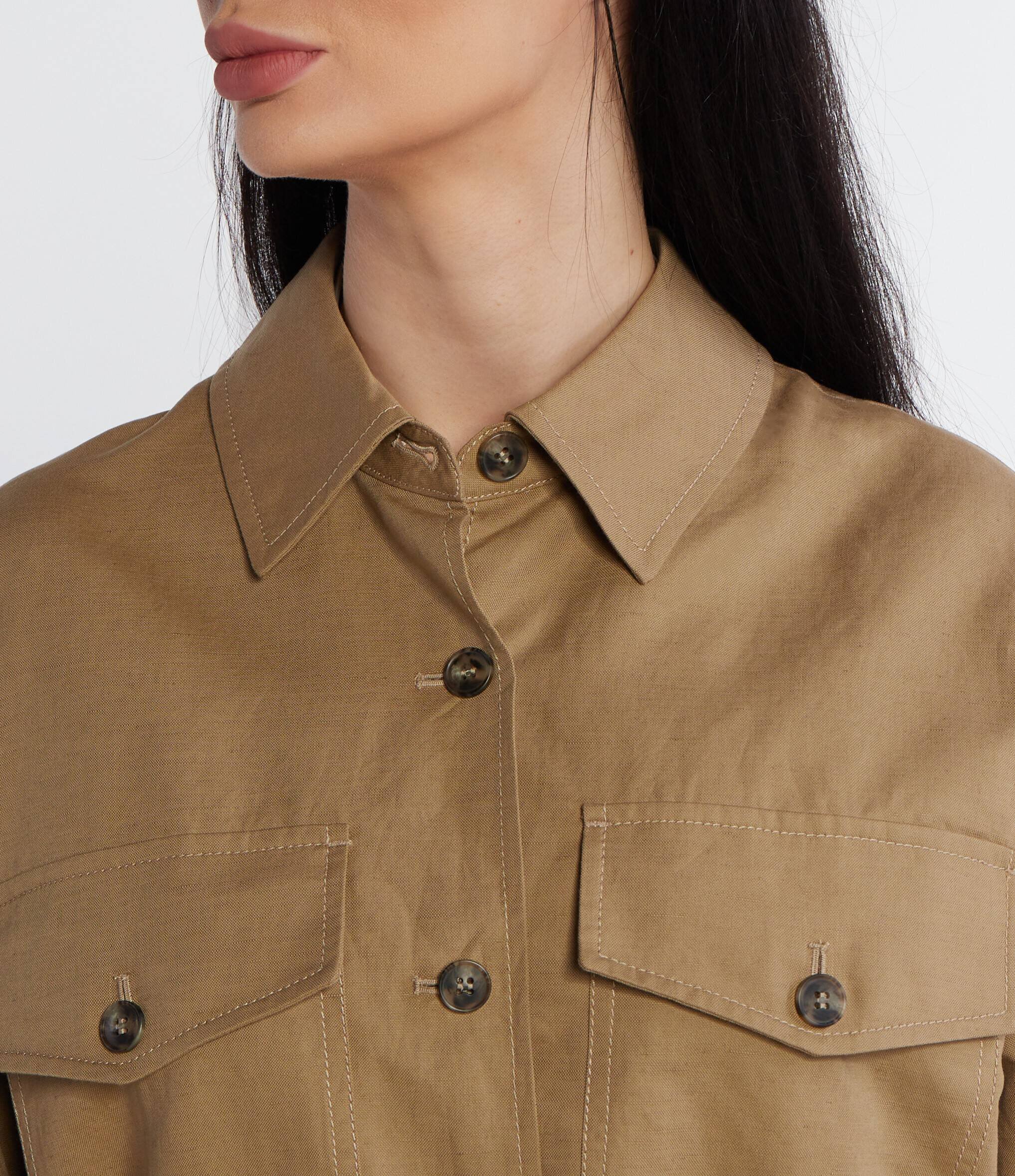 Weekend MaxMara Geacă Vicario | Relaxed fit | cu adaos de in