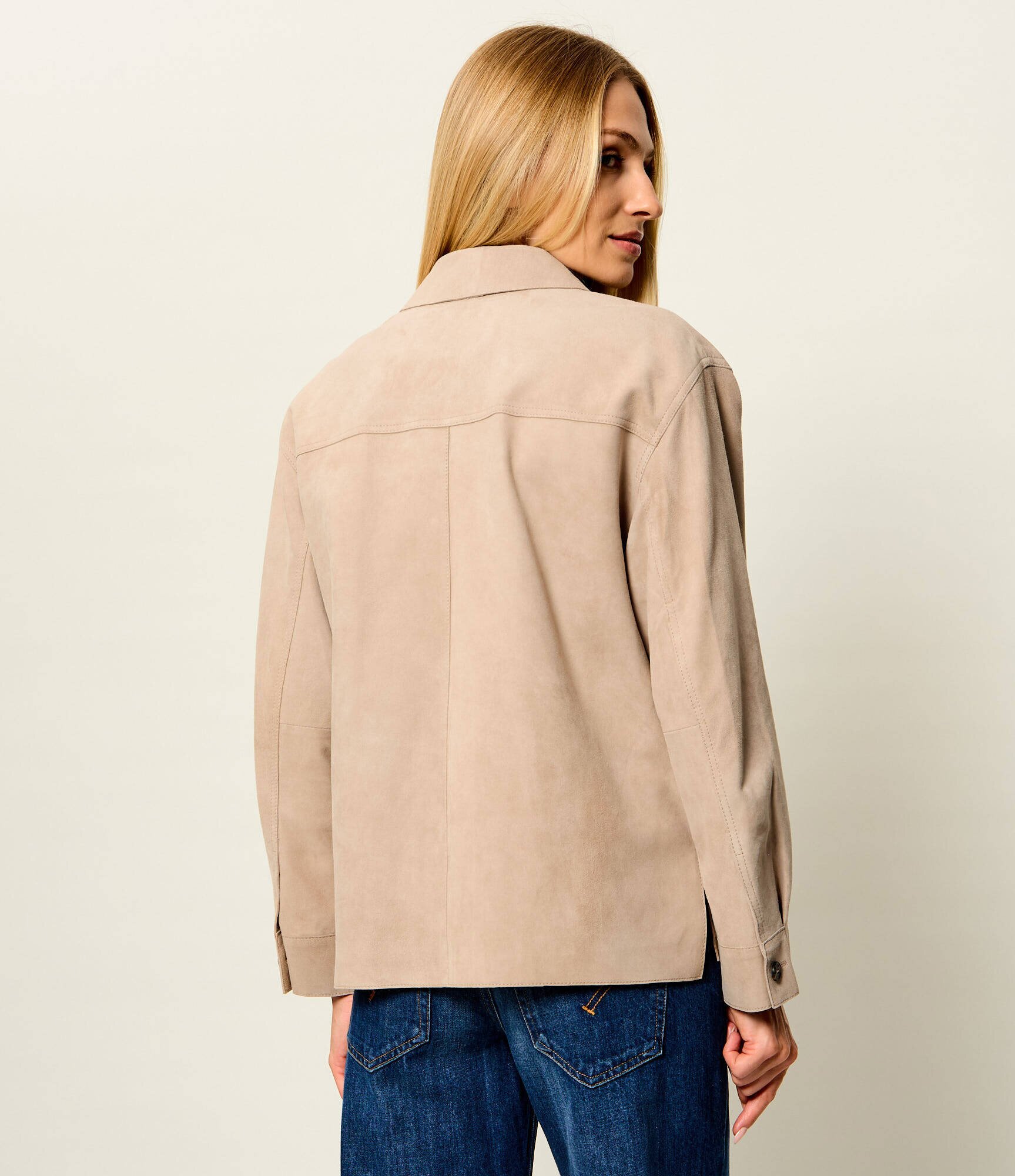 Weekend MaxMara Geacă Wkdghiera | regular fit | piele întoarsă