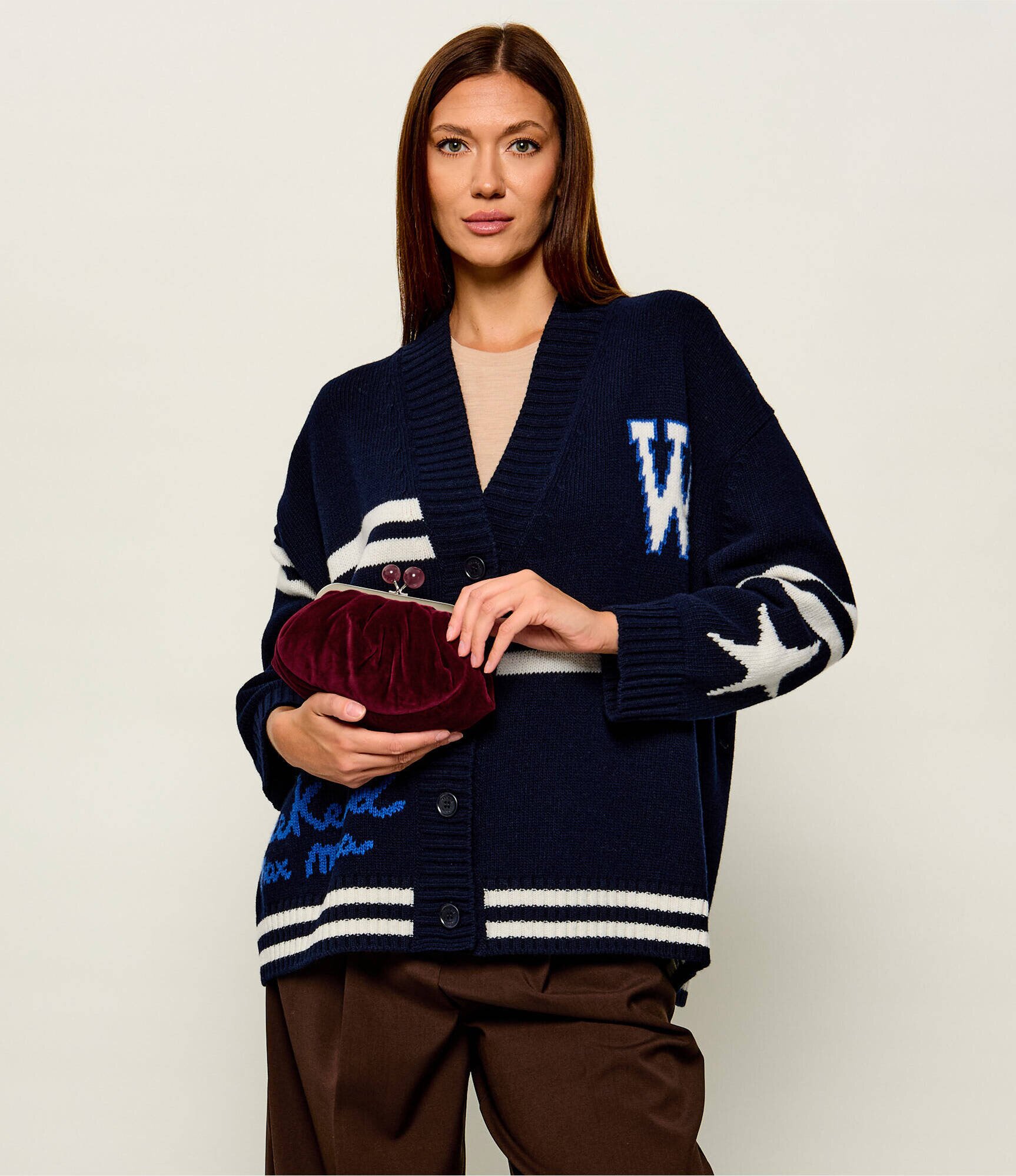 Weekend MaxMara Geantă pe umăr Wkagiochi Pasticcino | Weekend Max Mara x Robert Rabensteiner