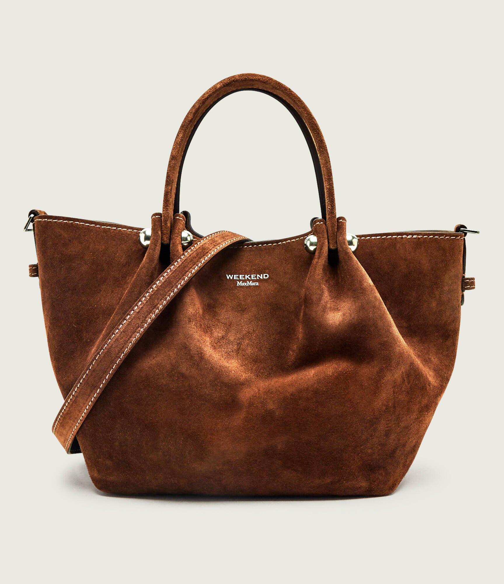 Weekend Max Mara Geantă pe umăr Wkario | piele întoarsă
