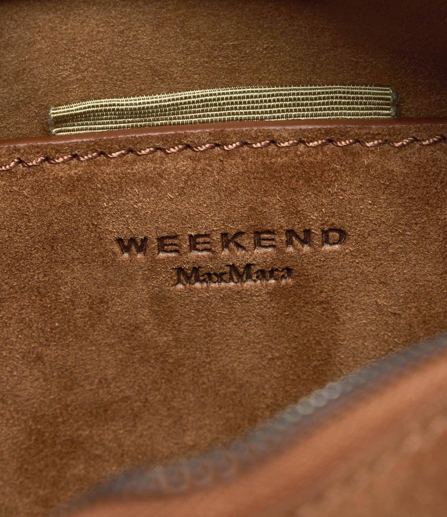 Weekend MaxMara Geantă poștaș Wkastruzzo | piele întoarsă