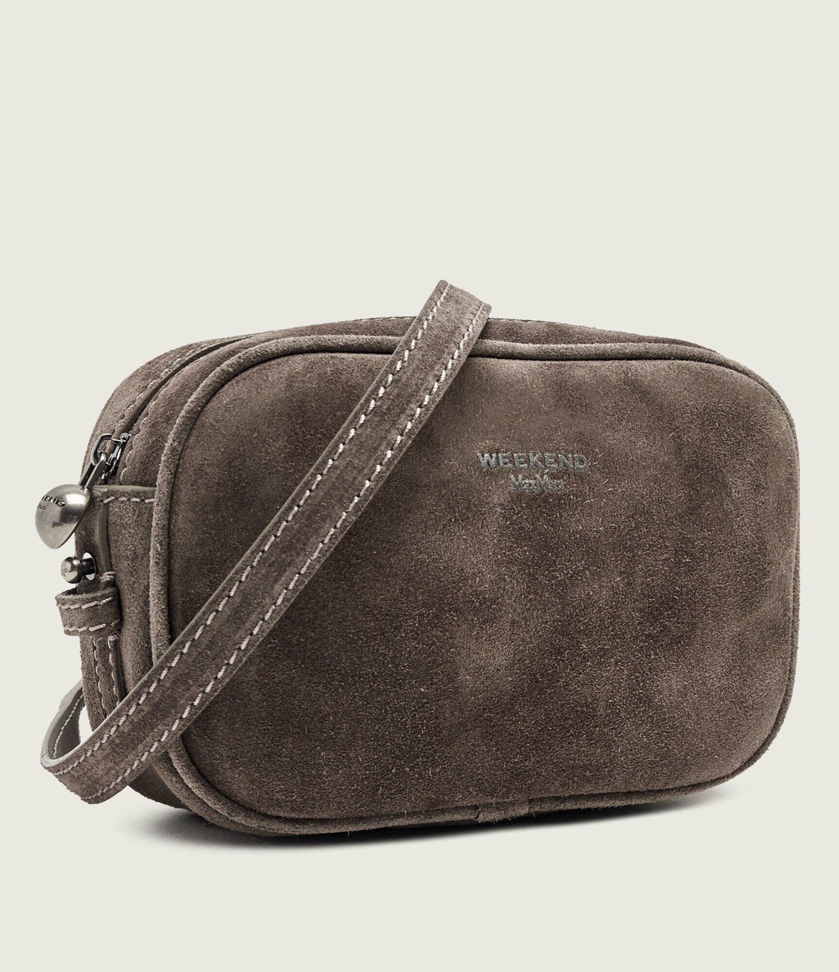 Weekend Max Mara Geantă poștaș Wkastruzzo | piele întoarsă