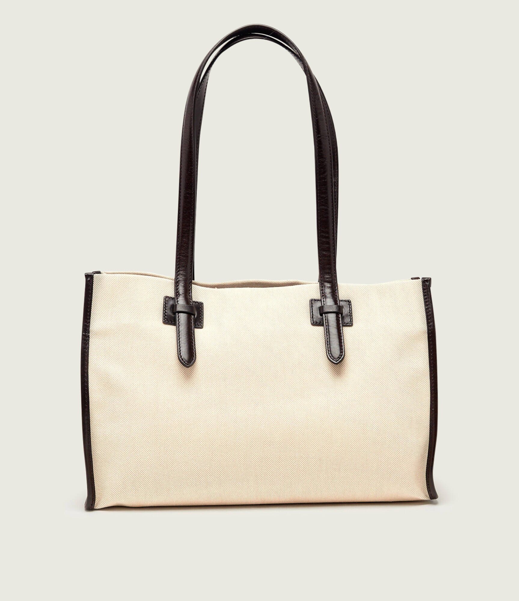 Weekend MaxMara Geantă shopper WKACANDORE cu adaos de piele