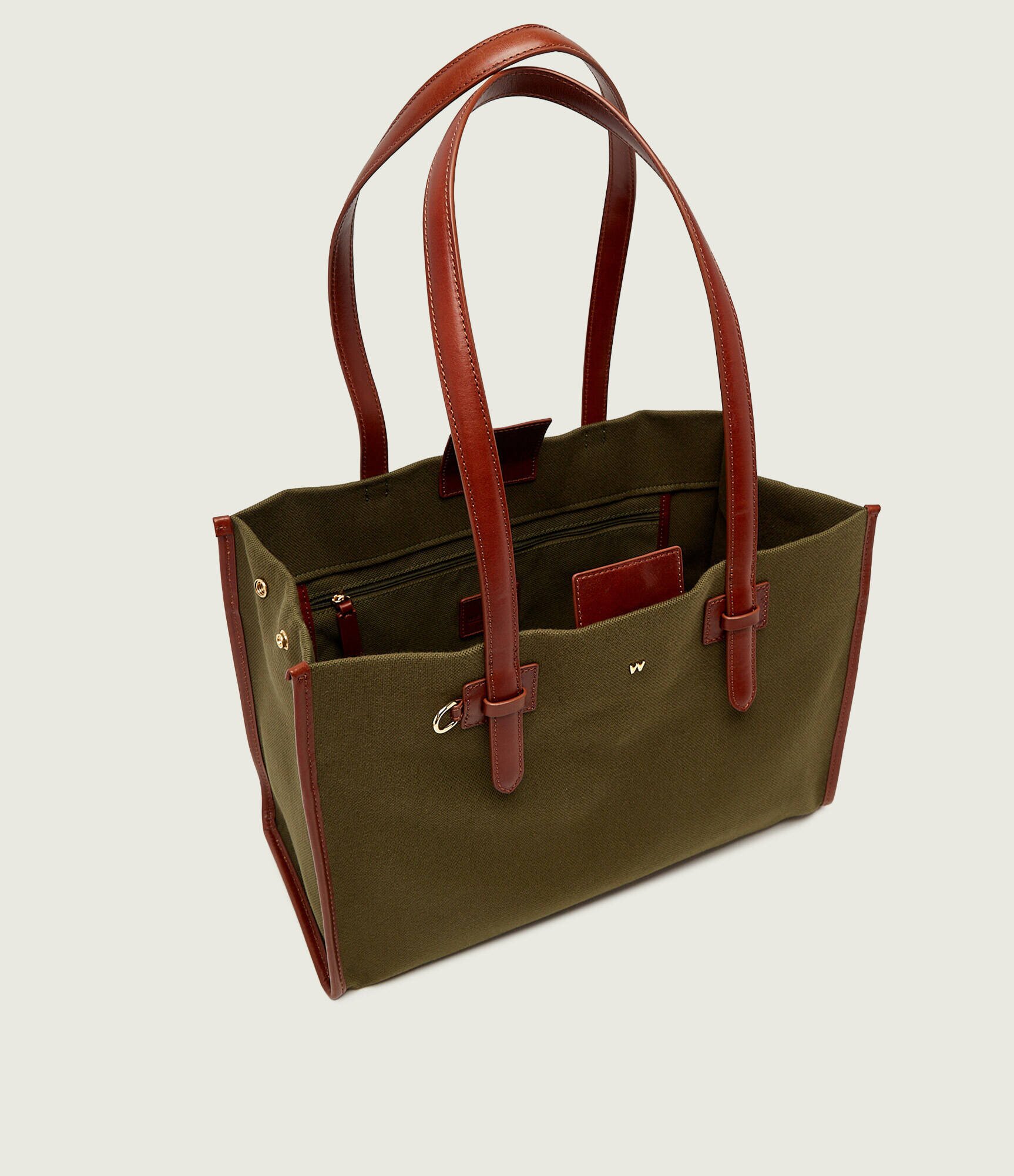 Weekend MaxMara Geantă shopper Wkacandore cu adaos de piele