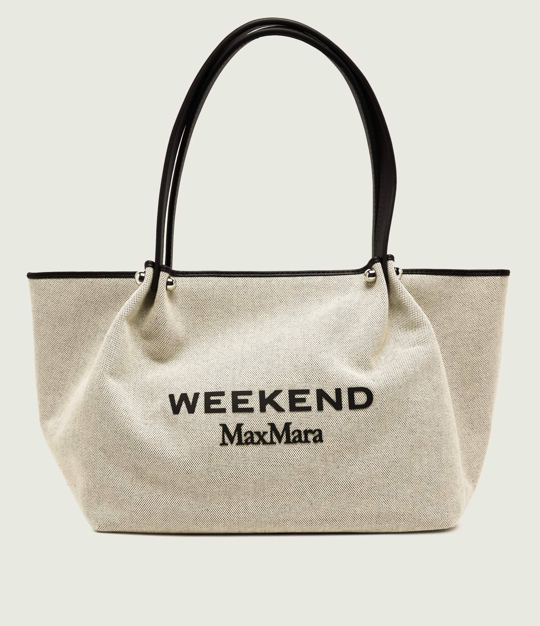Weekend MaxMara Geantă shopper Wkagetto cu adaos de piele