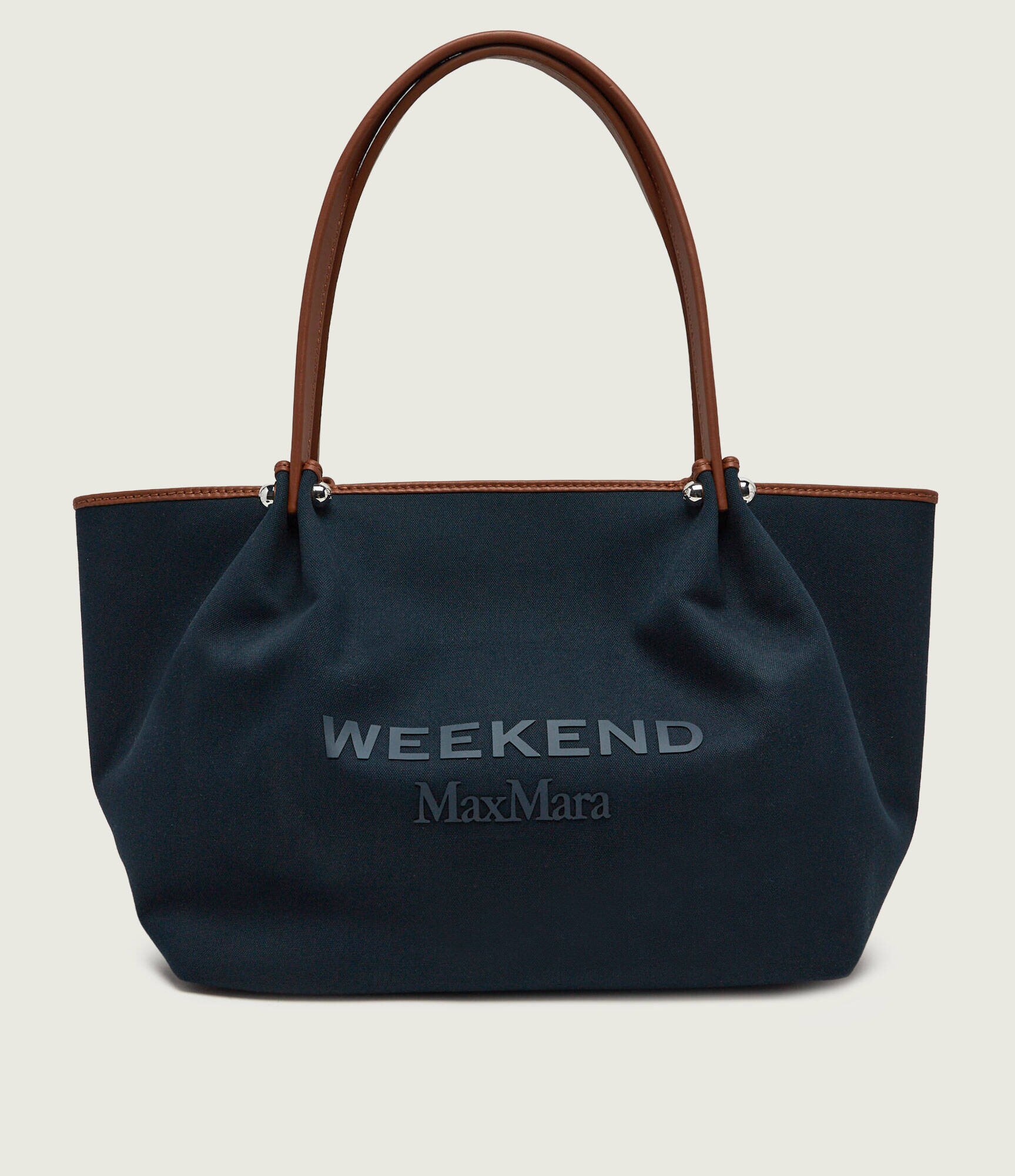 Weekend MaxMara Geantă shopper Wkagetto cu adaos de piele