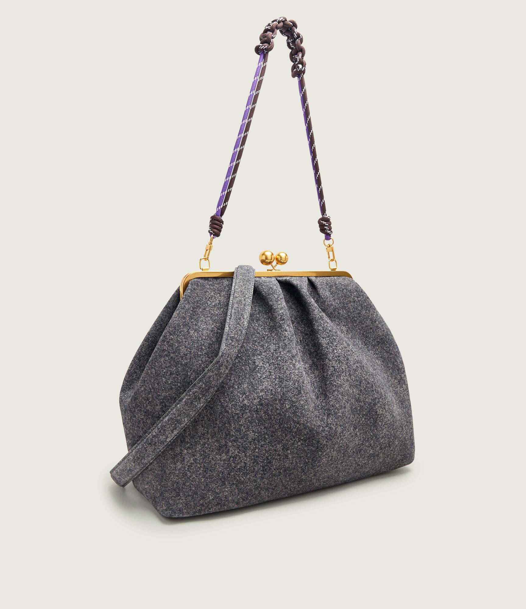 Weekend MaxMara Geantă shopper Wkautile Pasticcino| Weekend Max Mara x Robert Rabensteiner | piele întoarsă
