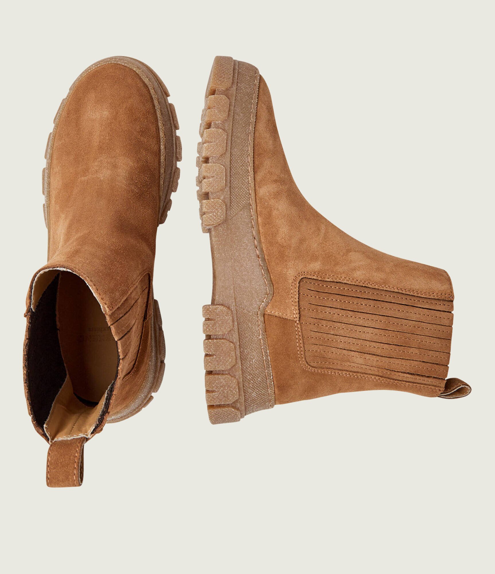 Weekend MaxMara Ghete chelsea Genepi | piele întoarsă