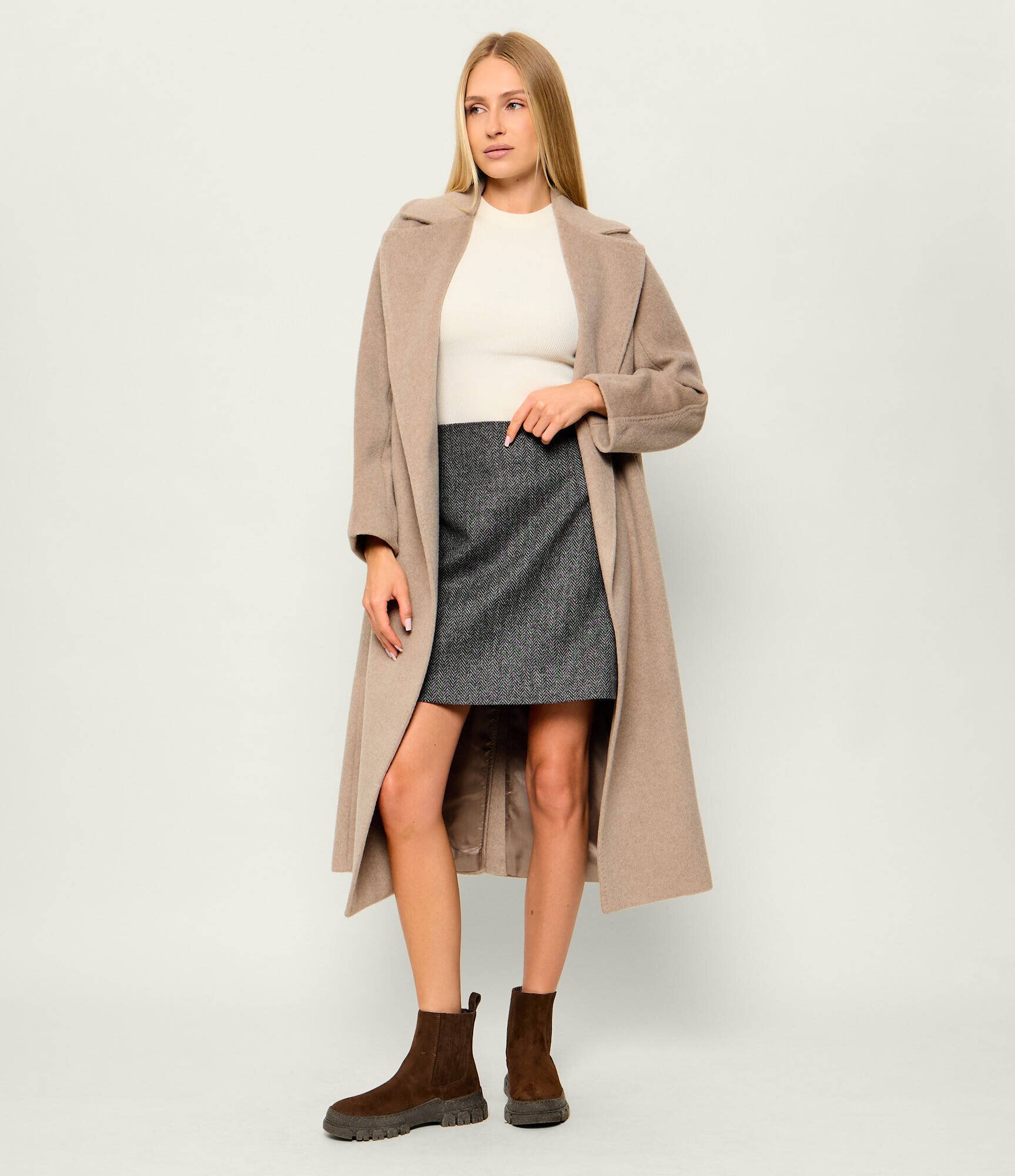 Weekend MaxMara Ghete chelsea Genepi | piele întoarsă