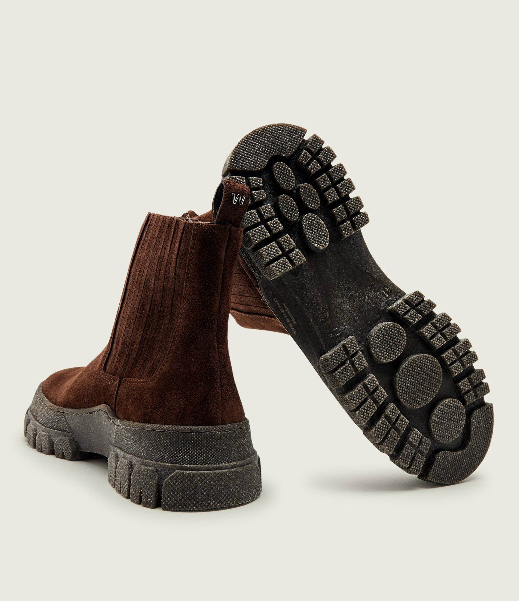 Weekend MaxMara Ghete chelsea Genepi | piele întoarsă