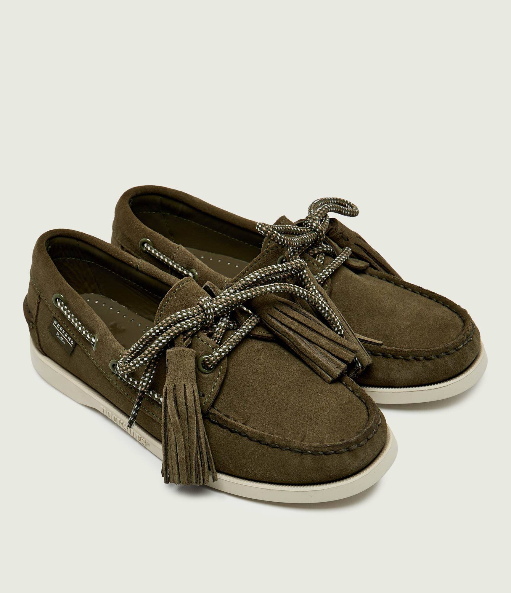 Weekend MaxMara Mocasini WKADOCKSIDE | piele întoarsă