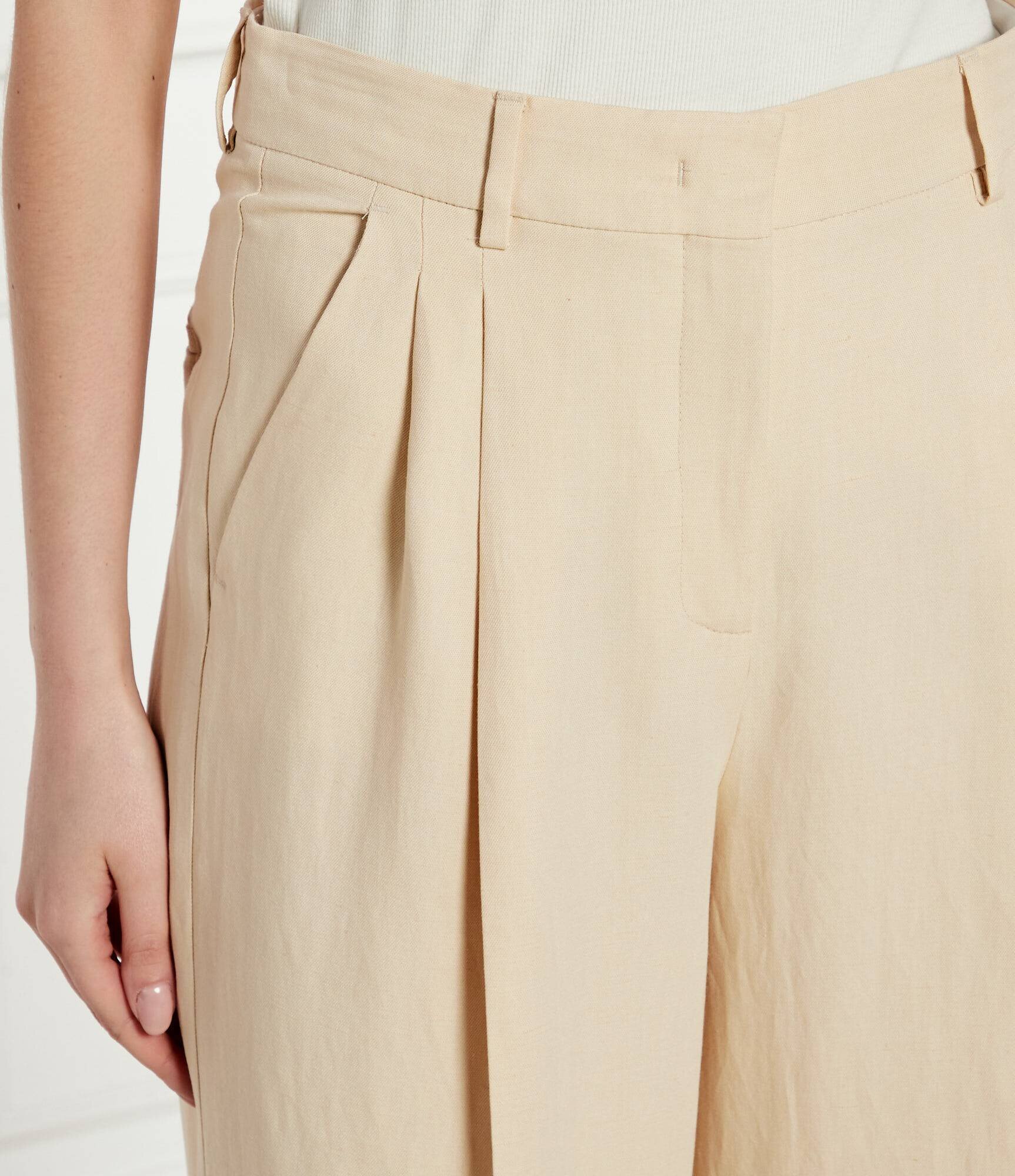 Weekend MaxMara Pantaloni VELIERO | Relaxed fit | cu adaos de in