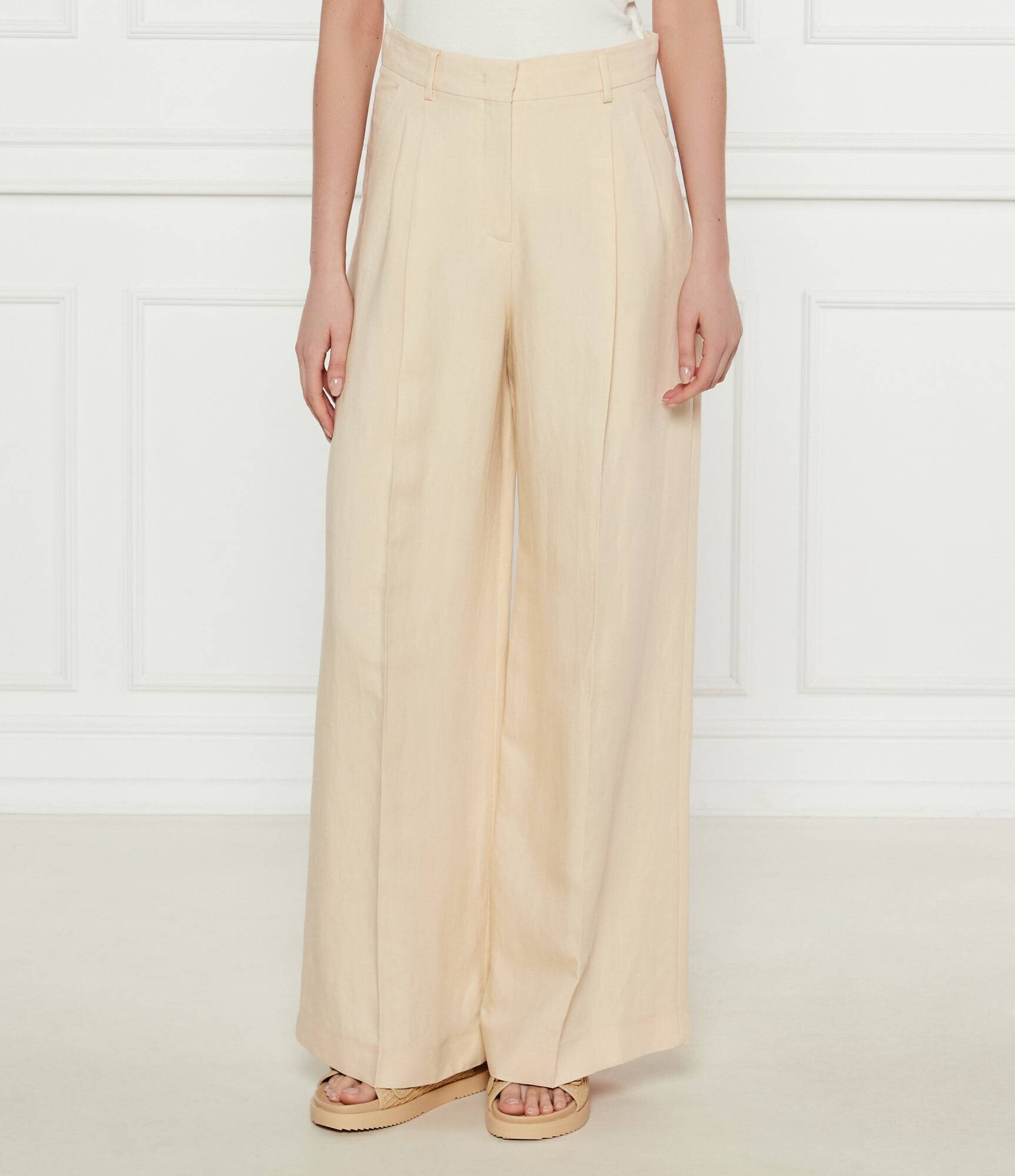 Weekend Max Mara Pantaloni VELIERO | Relaxed fit | cu adaos de in