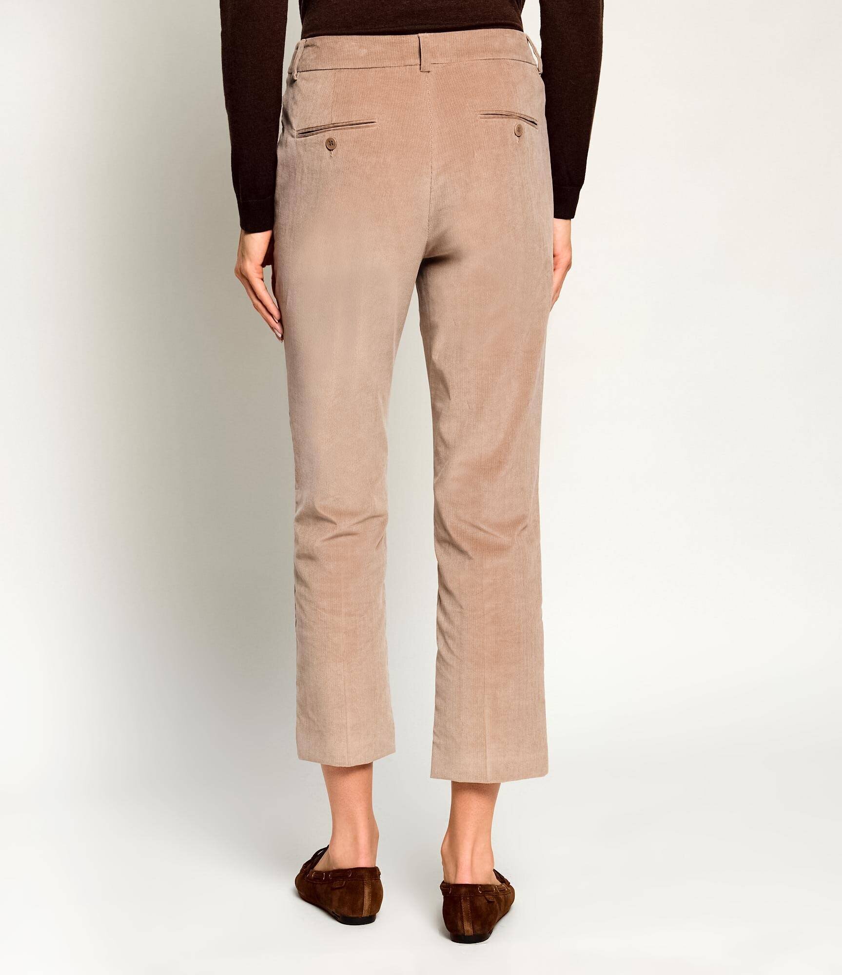 Weekend MaxMara Pantaloni Wkdmarruca | Slim Fit | catifea reiată