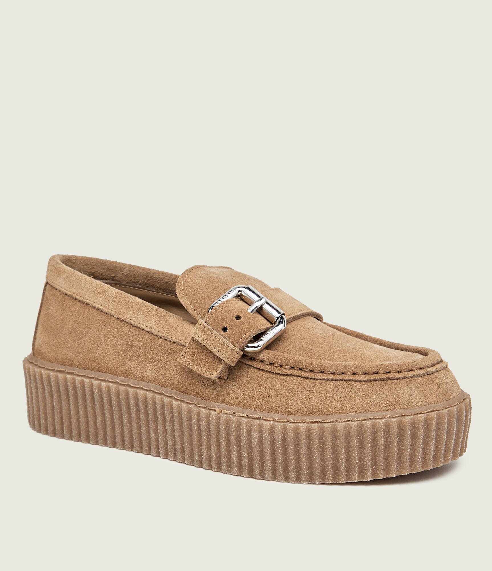 Weekend MaxMara Pantofi loafer Wkanavetta | piele întoarsă