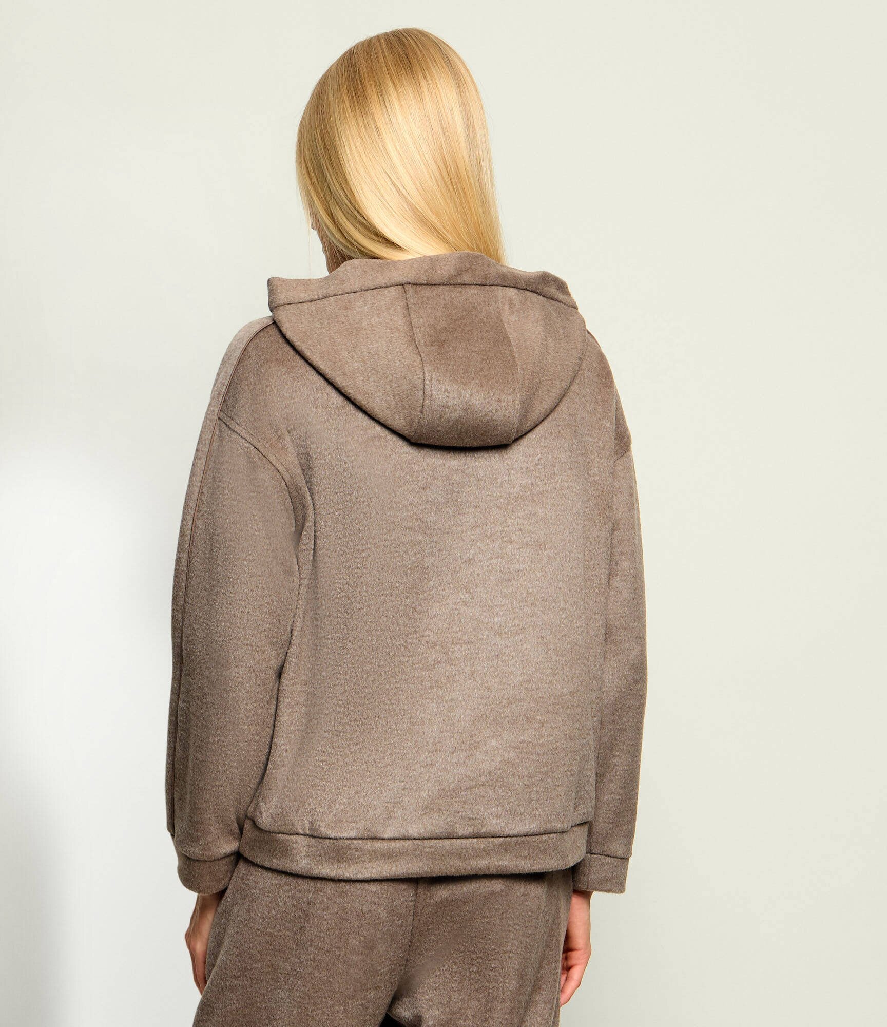 Weekend MaxMara Pulover Wkdvetrino | Relaxed fit cu adaos de lână