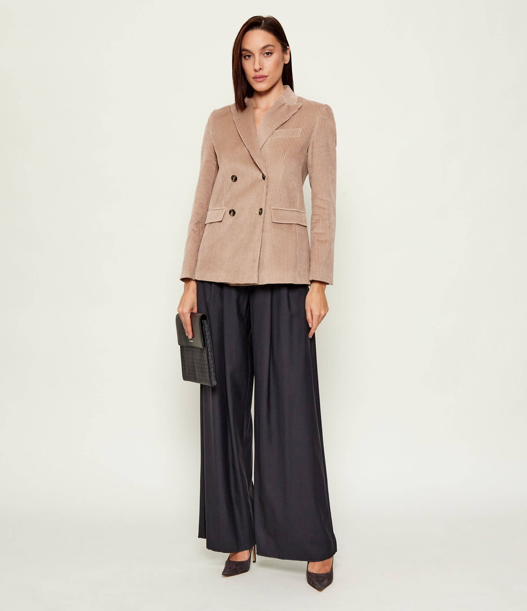 Weekend MaxMara Sacou KATANGA | Slim Fit | catifea reiată