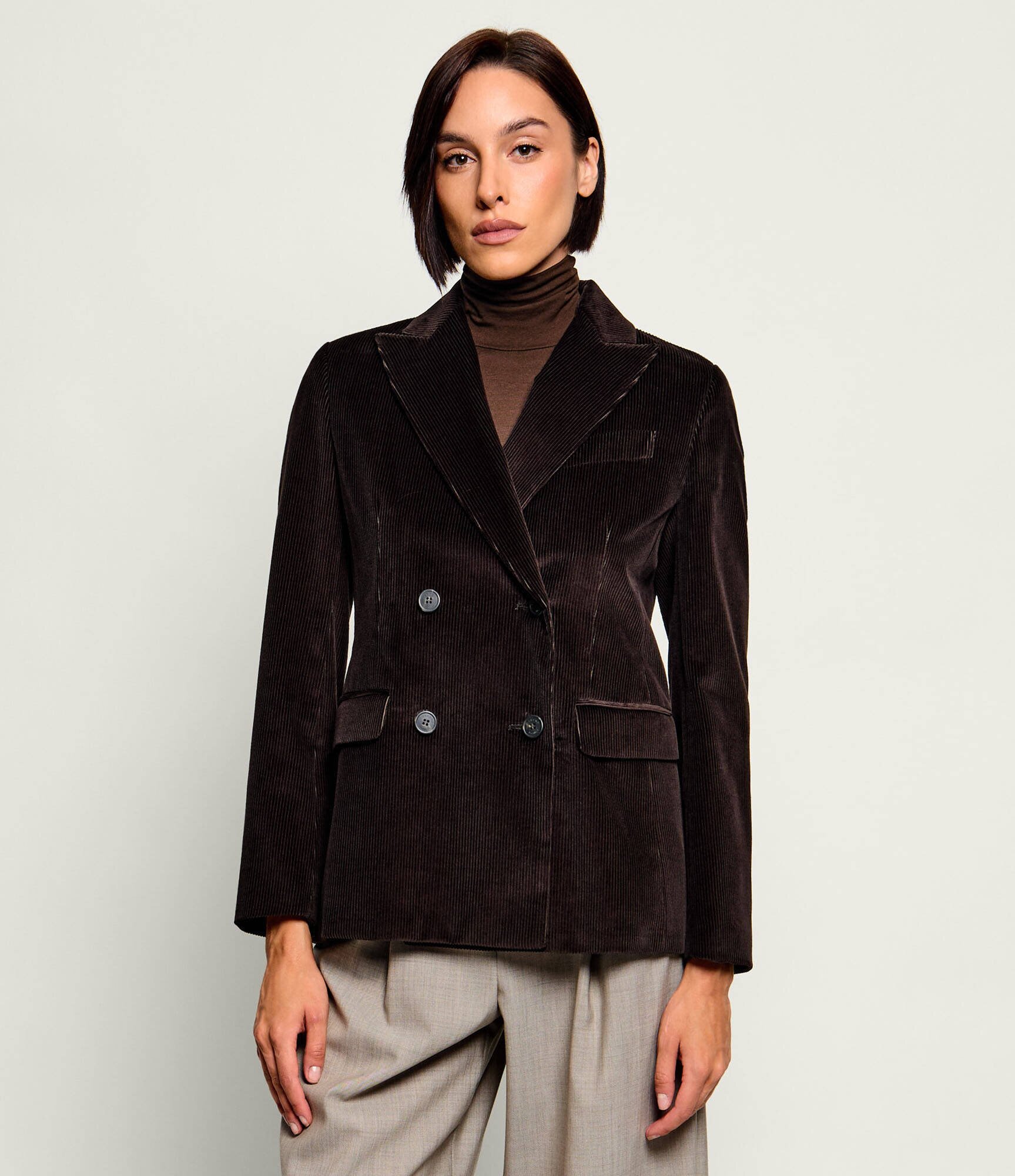 Weekend MaxMara Sacou Wkdkatanga | regular fit | catifea reiată