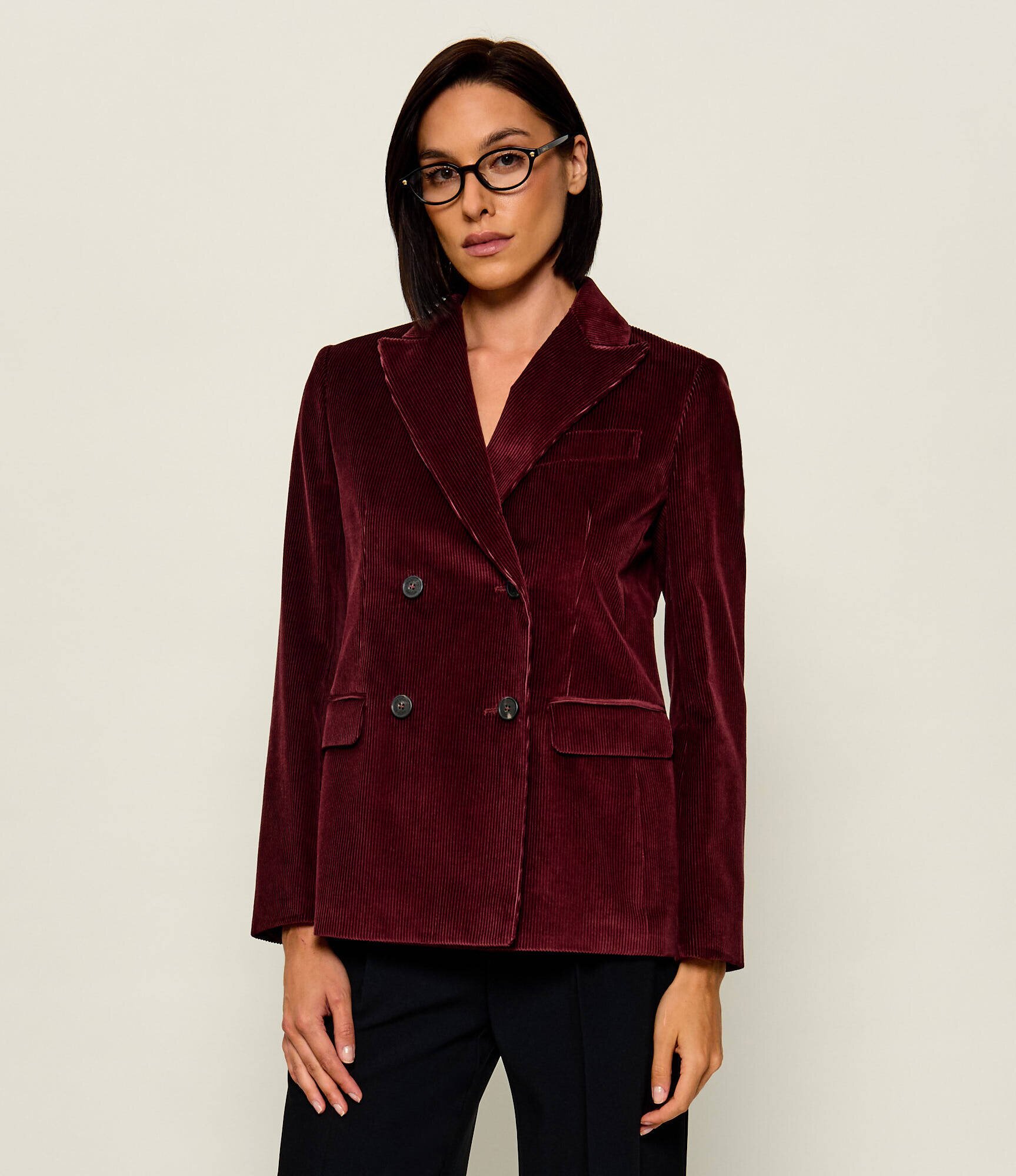 Weekend MaxMara Sacou Wkdkatanga | regular fit | catifea reiată