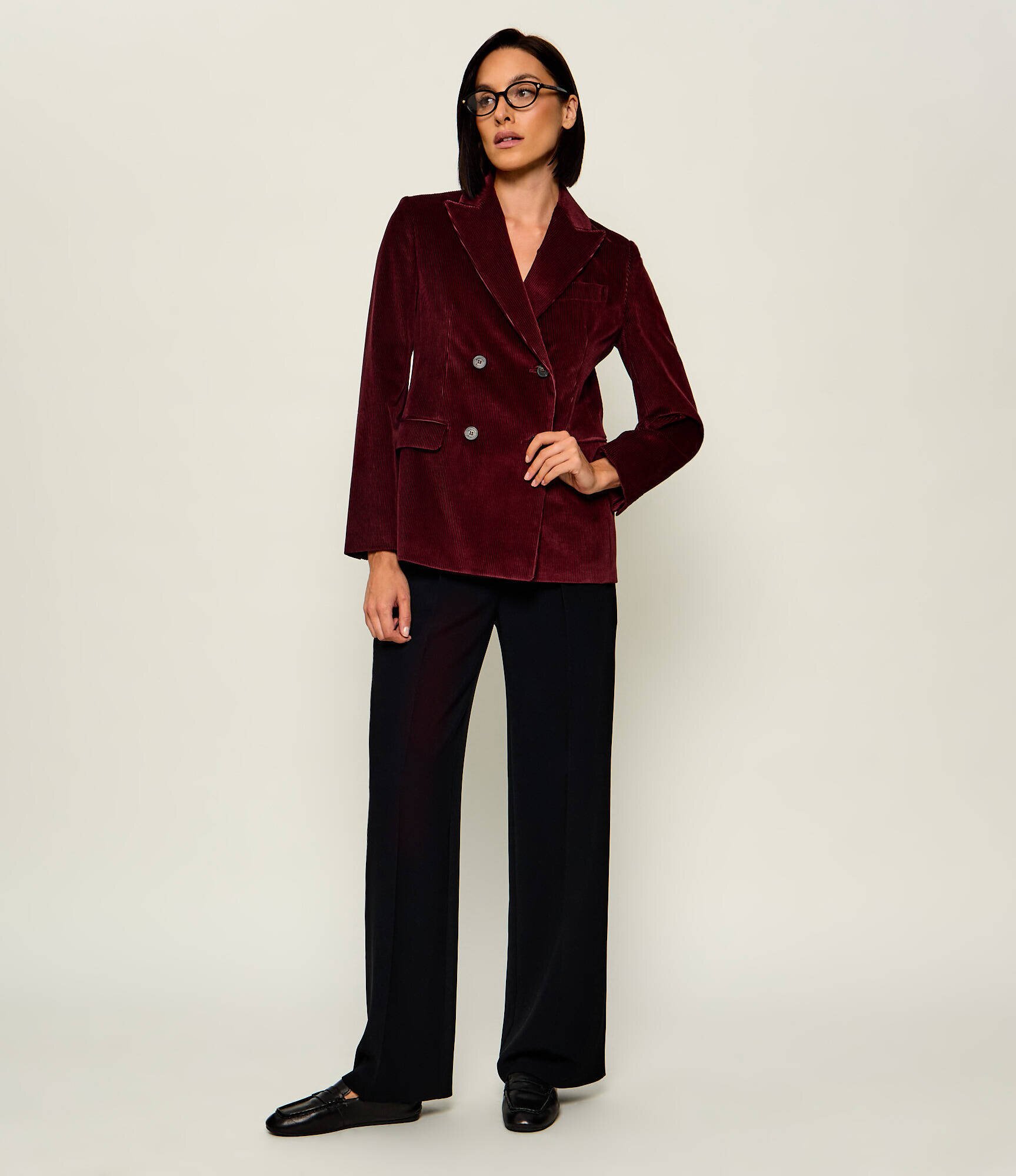 Weekend MaxMara Sacou Wkdkatanga | regular fit | catifea reiată