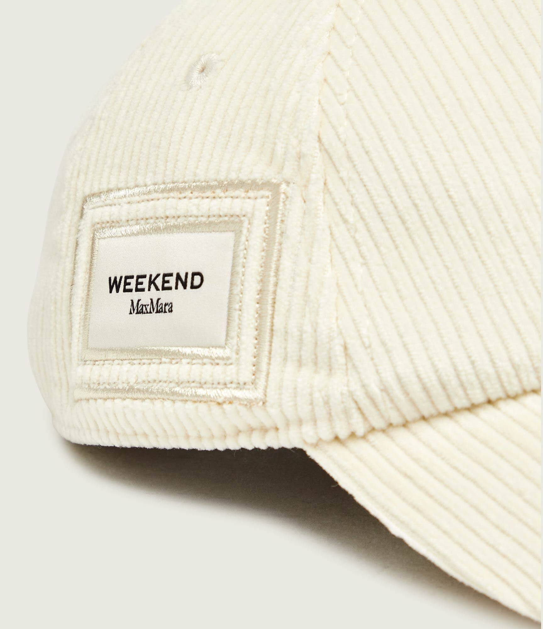 Weekend MaxMara Șapcă baseball Wkaragno | catifea reiată