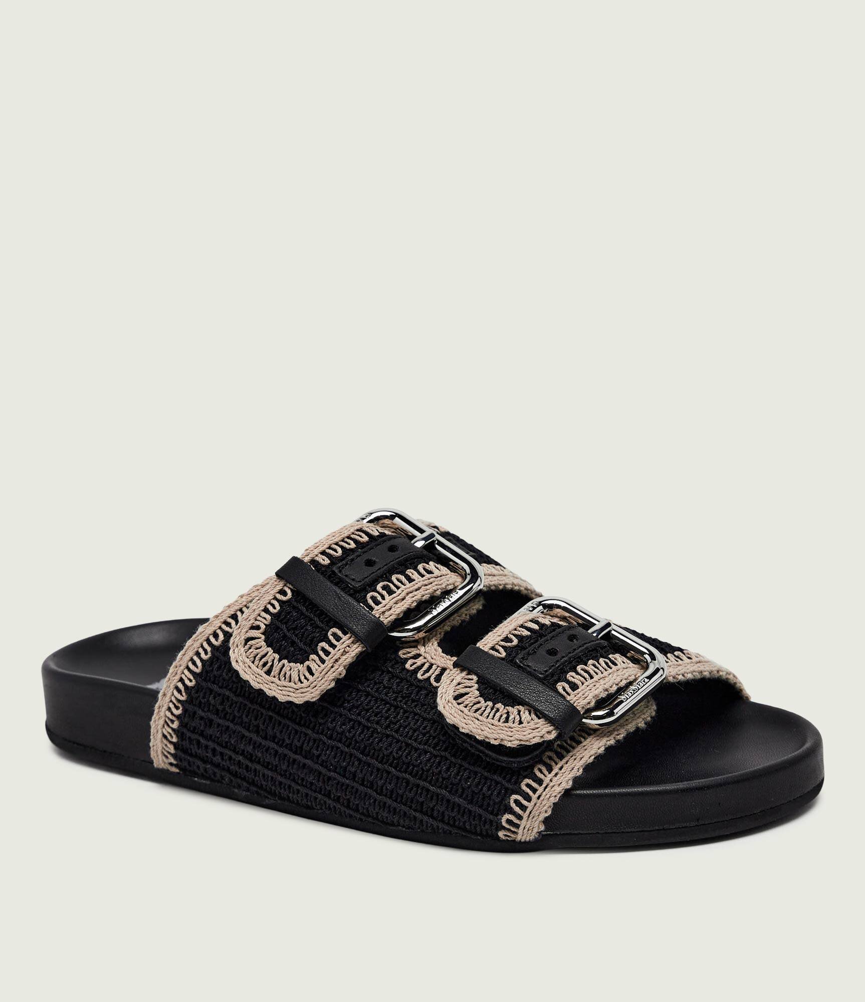 Weekend MaxMara Șlapi WKABONITO cu adaos de piele