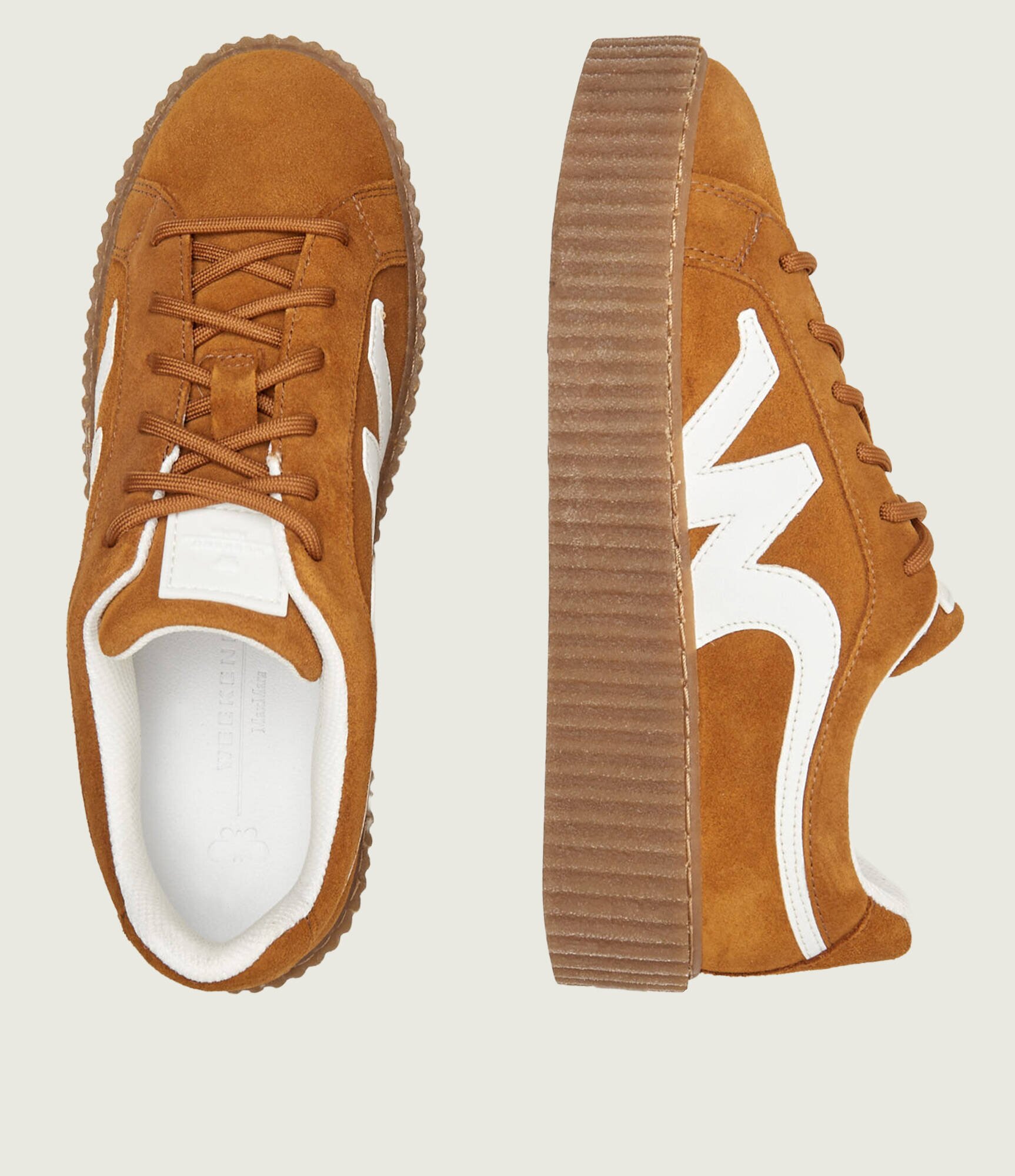 Weekend MaxMara Sneakers WKAAGILE | piele întoarsă