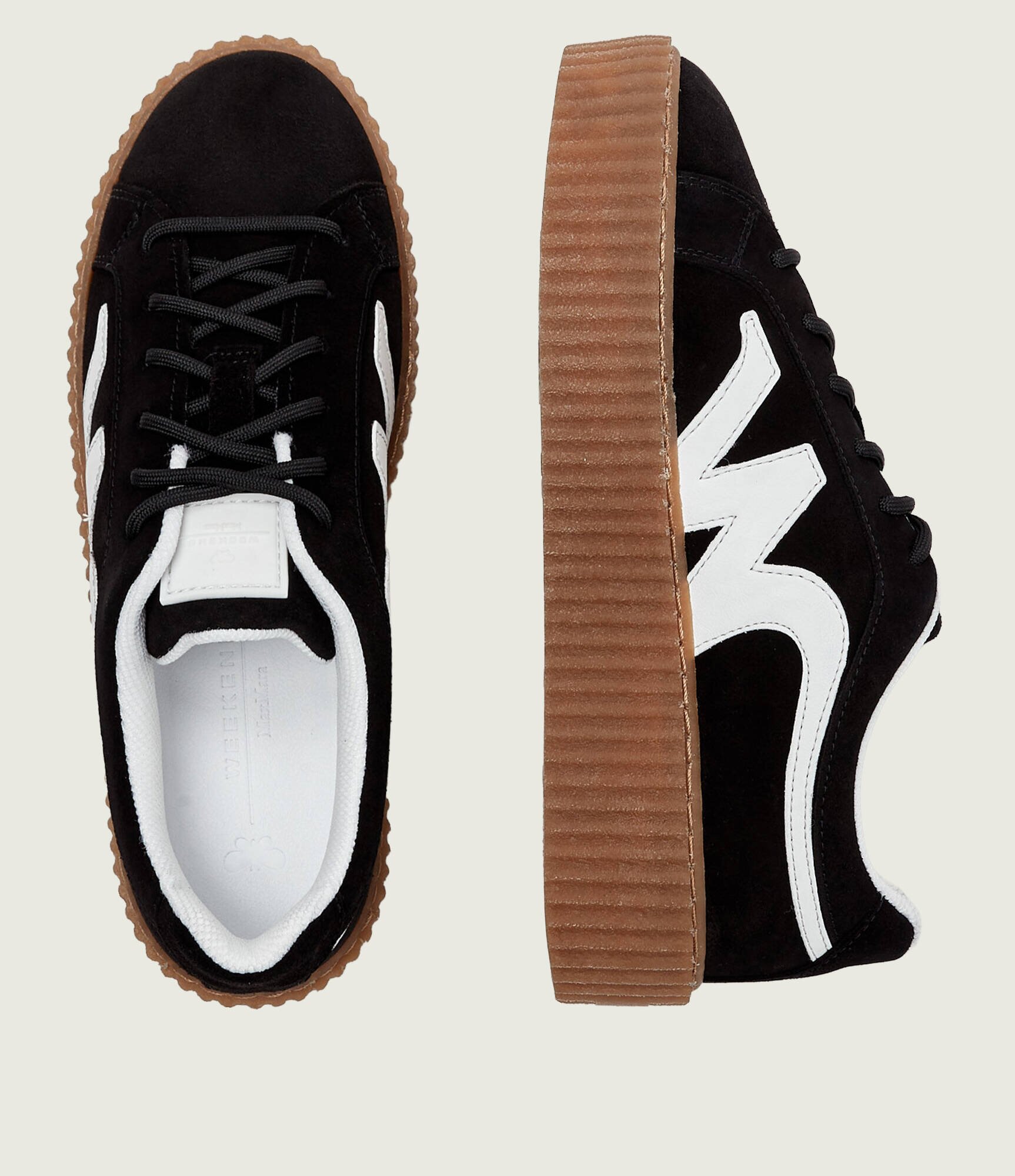 Weekend MaxMara Sneakers WKAAGILE | piele întoarsă