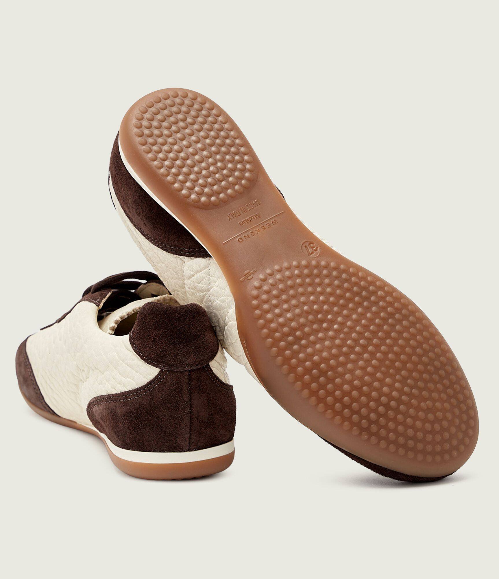 Weekend MaxMara Sneakers WKALANCIA | piele | piele întoarsă