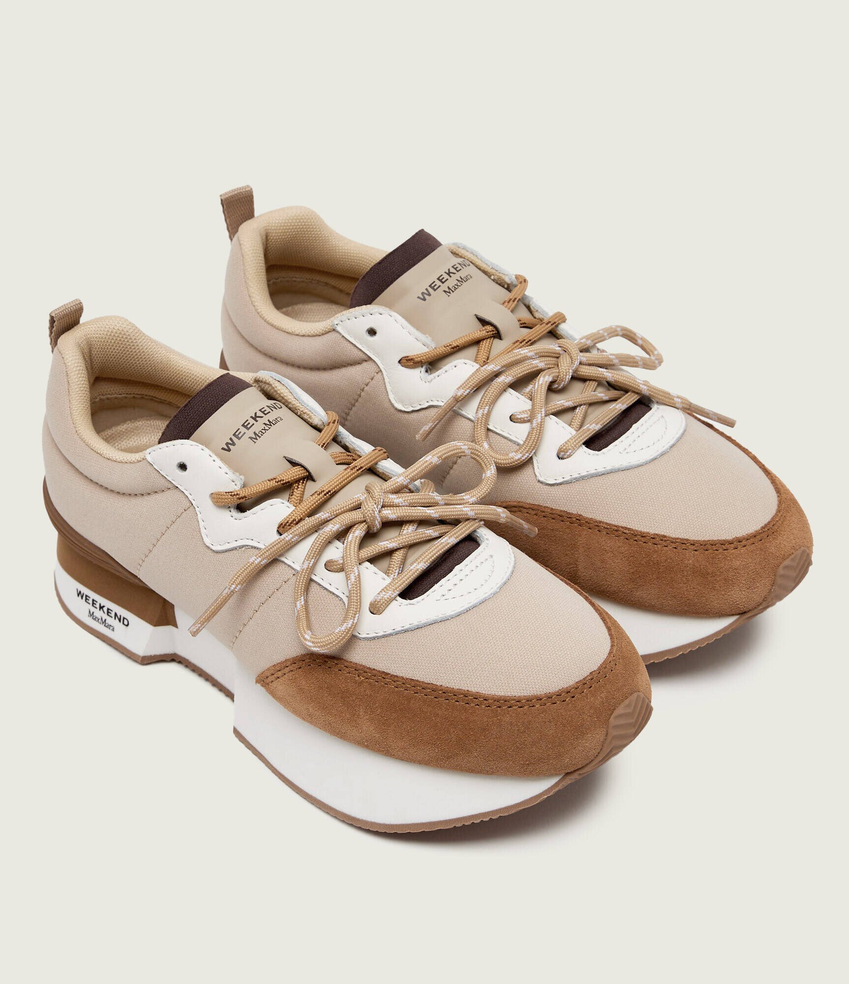 Weekend MaxMara Sneakers Wkazambra | piele întoarsă