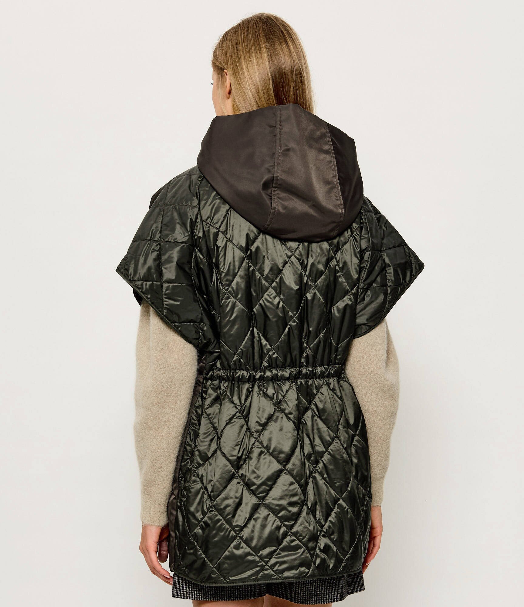 Weekend MaxMara Vestă Wkdorigano | Relaxed fit cu adaos de lână