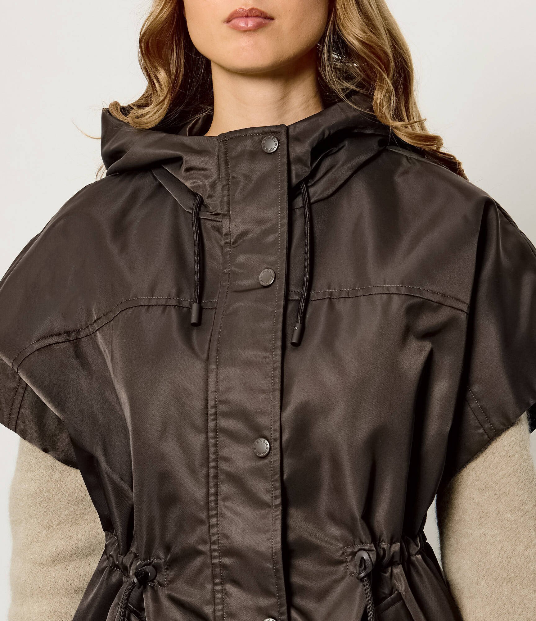 Weekend MaxMara Vestă Wkdorigano | Relaxed fit cu adaos de lână
