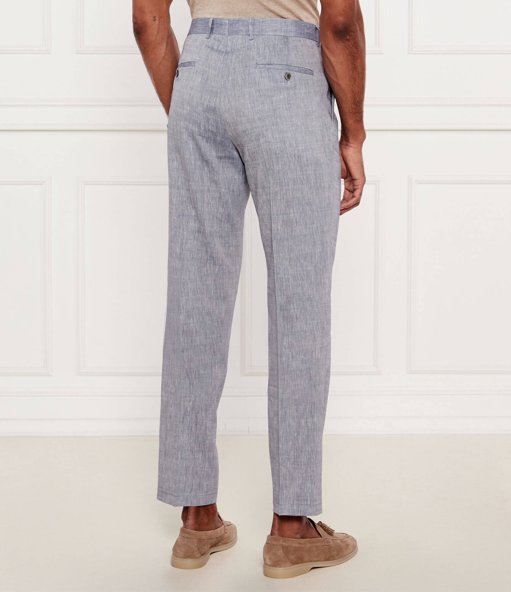 Windsor De in pantaloni chino Silvi | Shaped fit cu adaos de lână
