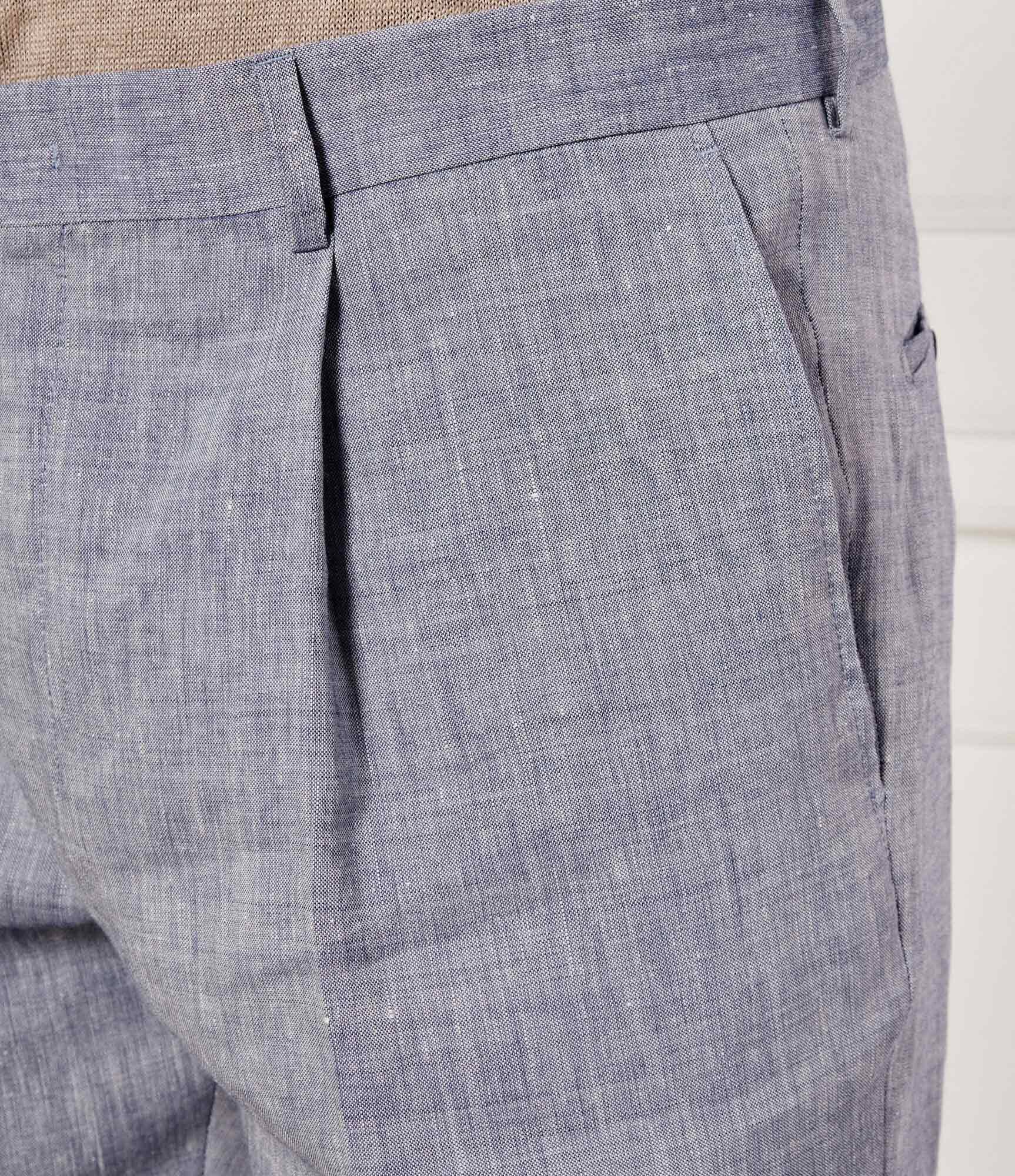 Windsor De in pantaloni chino Silvi | Shaped fit cu adaos de lână