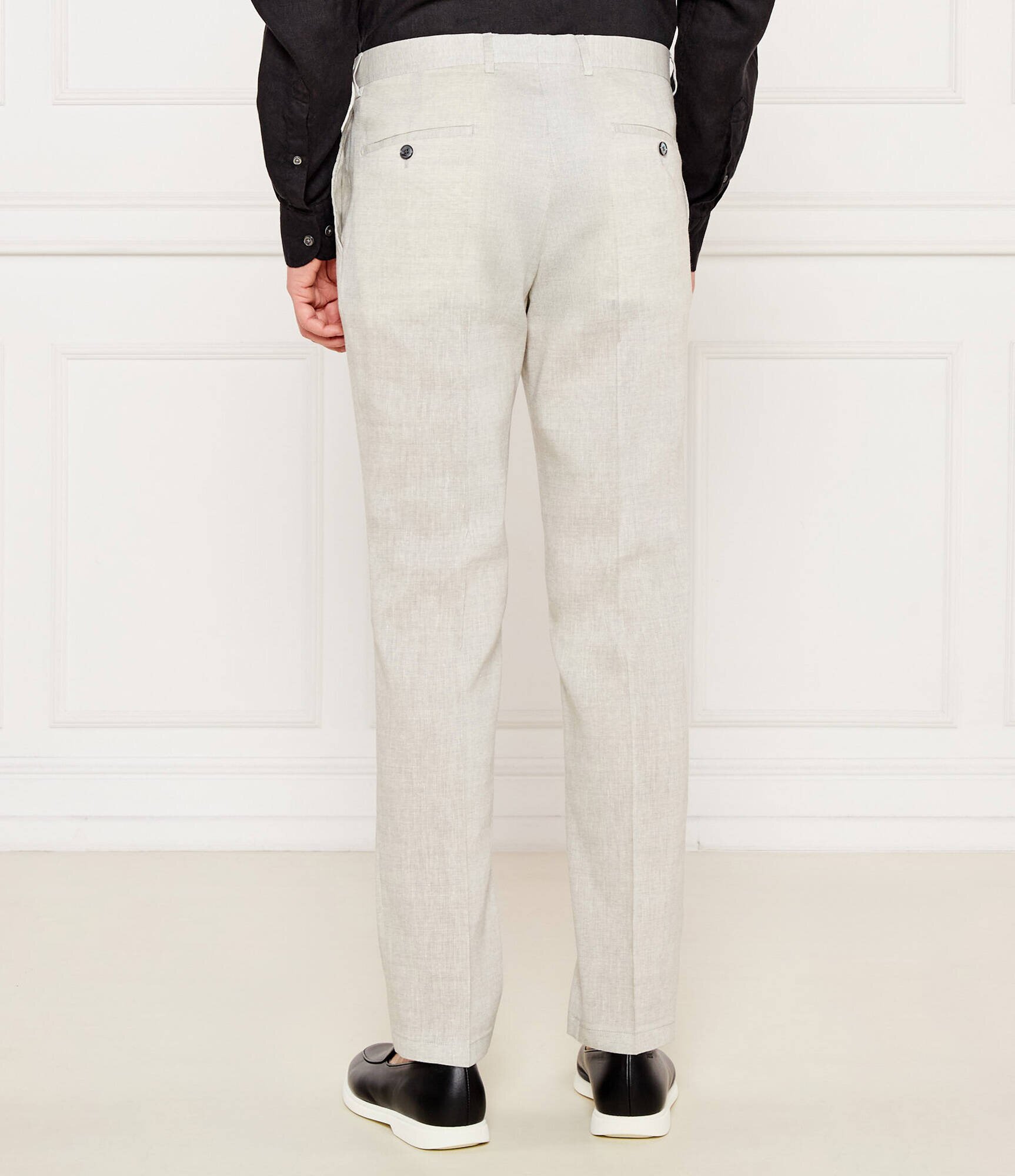 Windsor De in pantaloni chino Silvi | Shaped fit cu adaos de lână