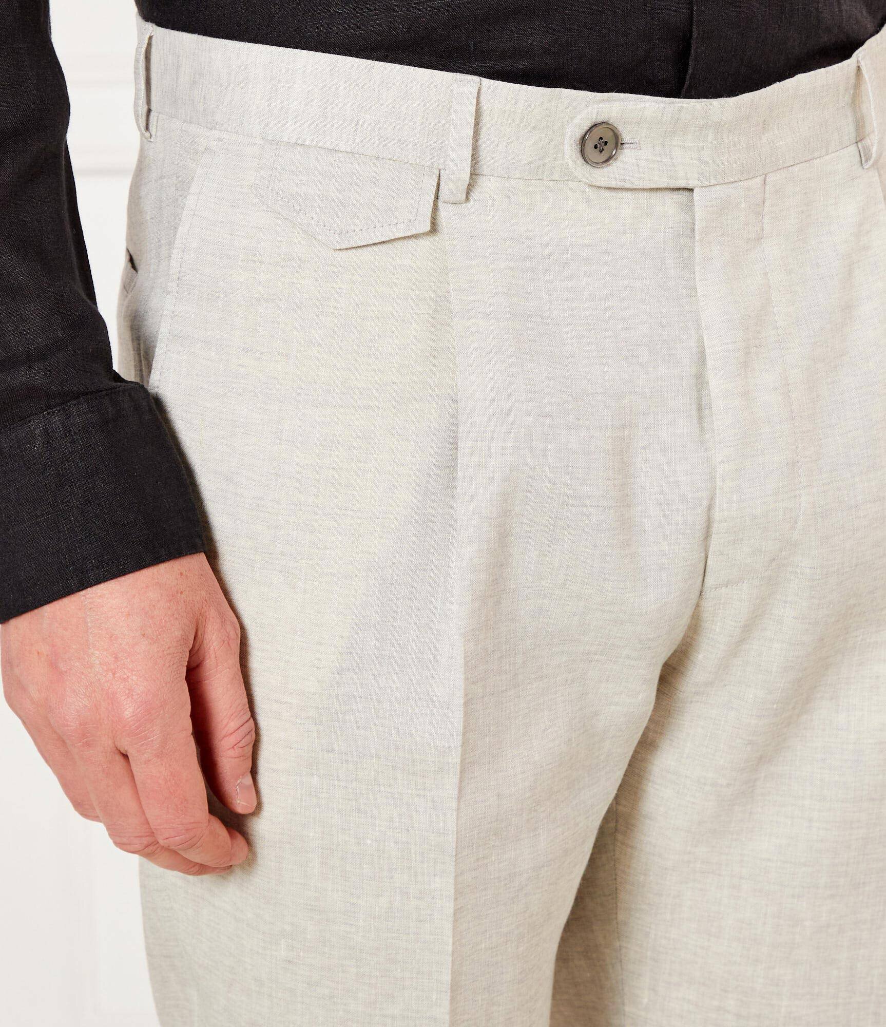Windsor De in pantaloni chino Silvi | Shaped fit cu adaos de lână