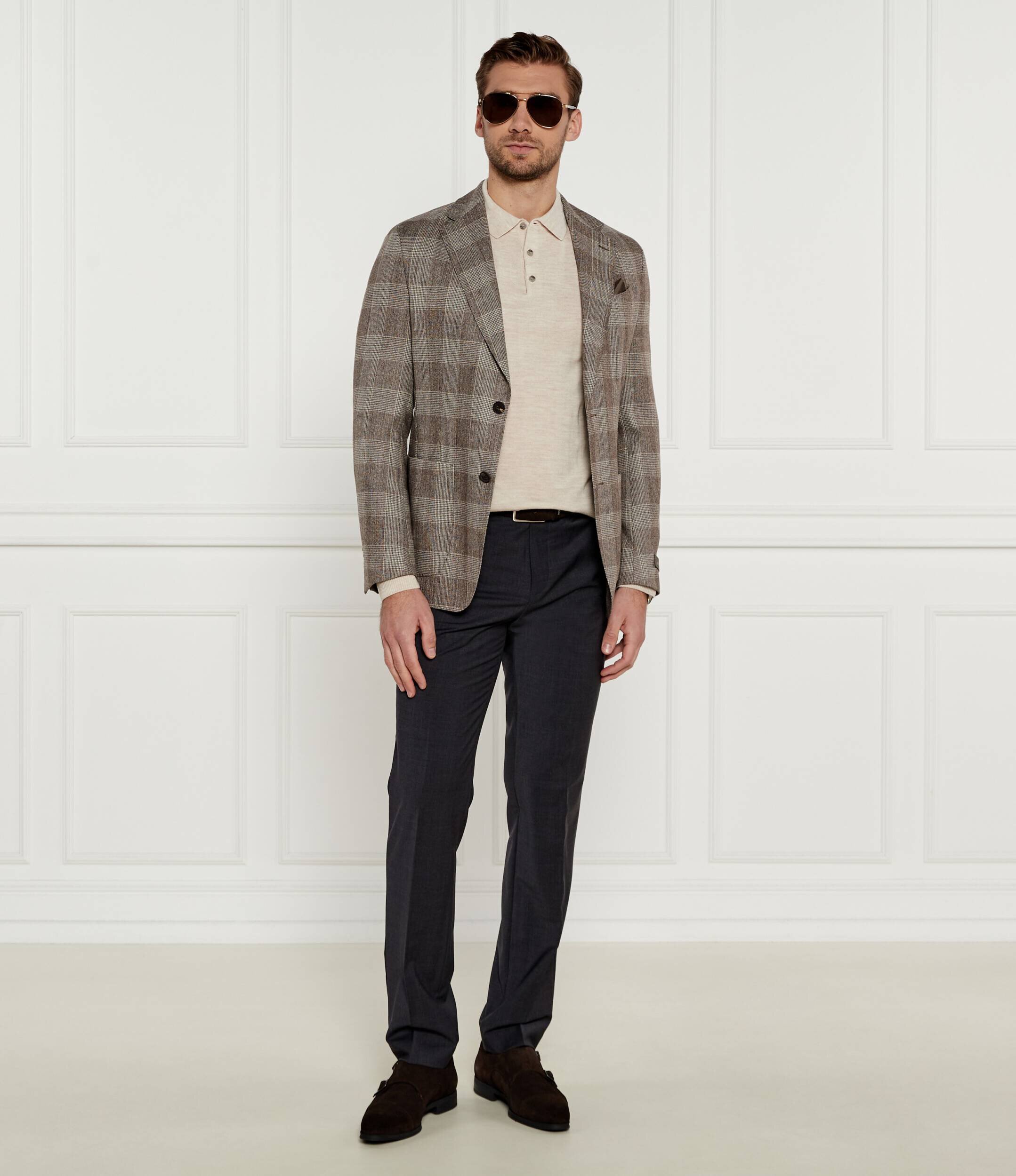 Windsor De lână sacou 13 Giorno | Shaped fit cu adaos de cașmir