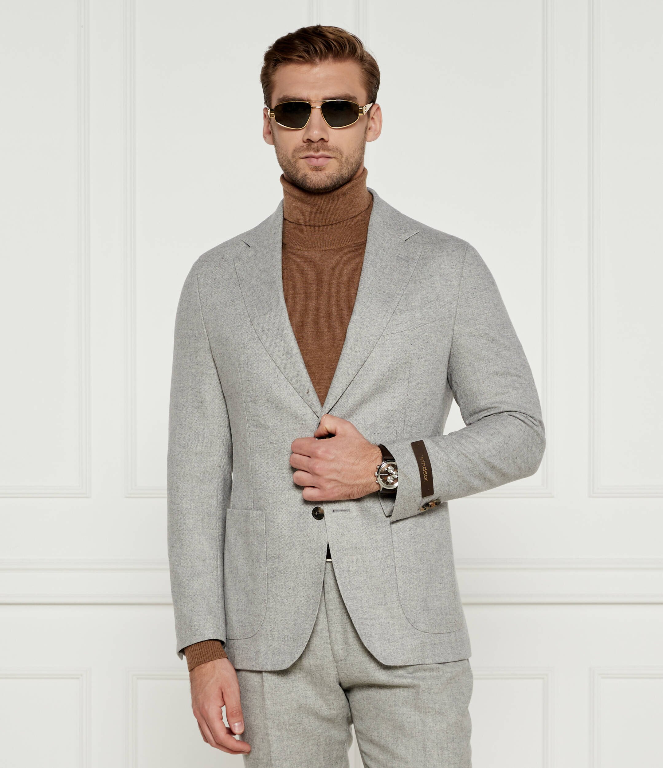 Windsor De lână sacou Giorno | Shaped fit cu adaos de cașmir