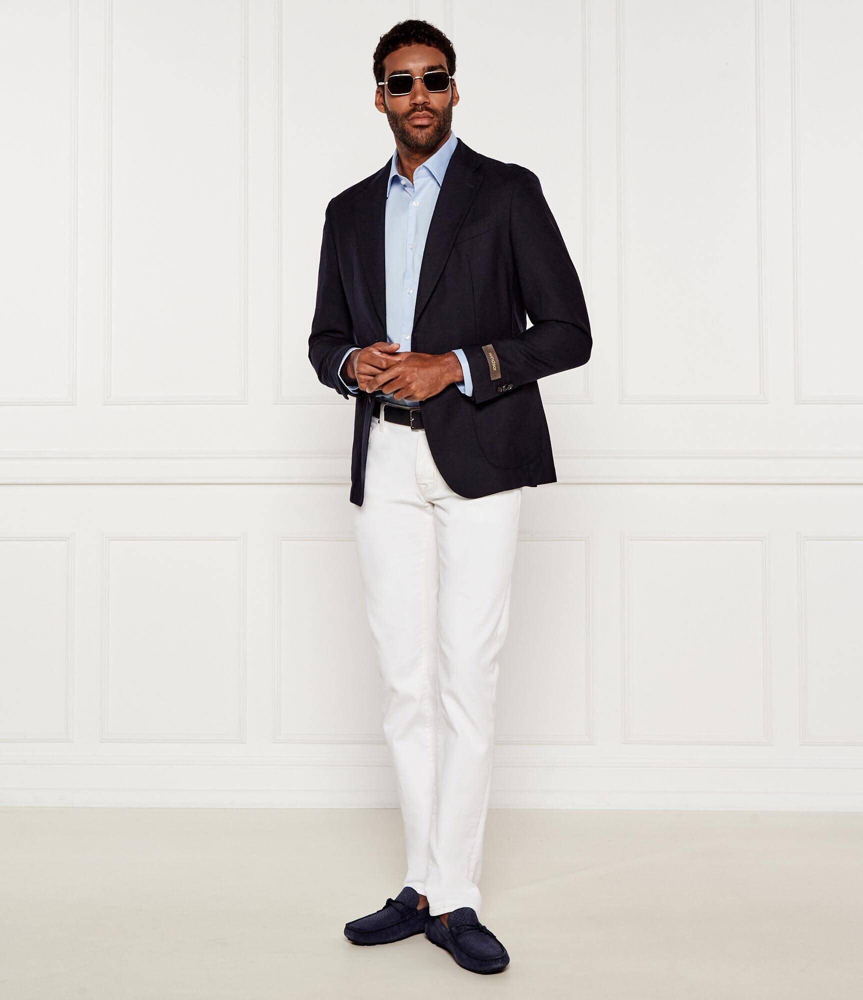 Windsor De lână sacou Travel | Slim Fit