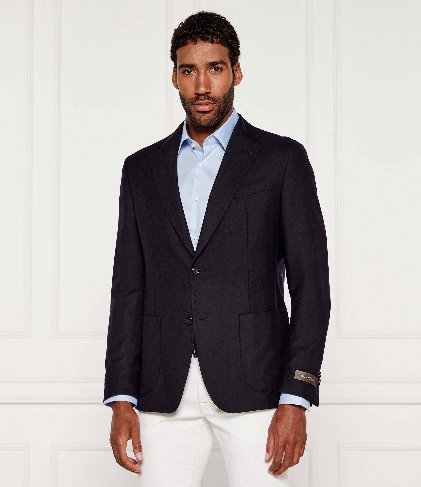 Windsor De lână sacou Travel | Slim Fit