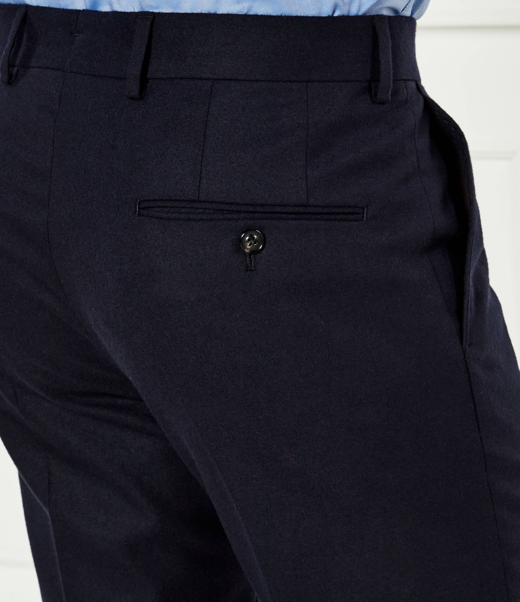 Windsor Pantaloni chino 13 Santios | Shaped fit cu adaos de lână
