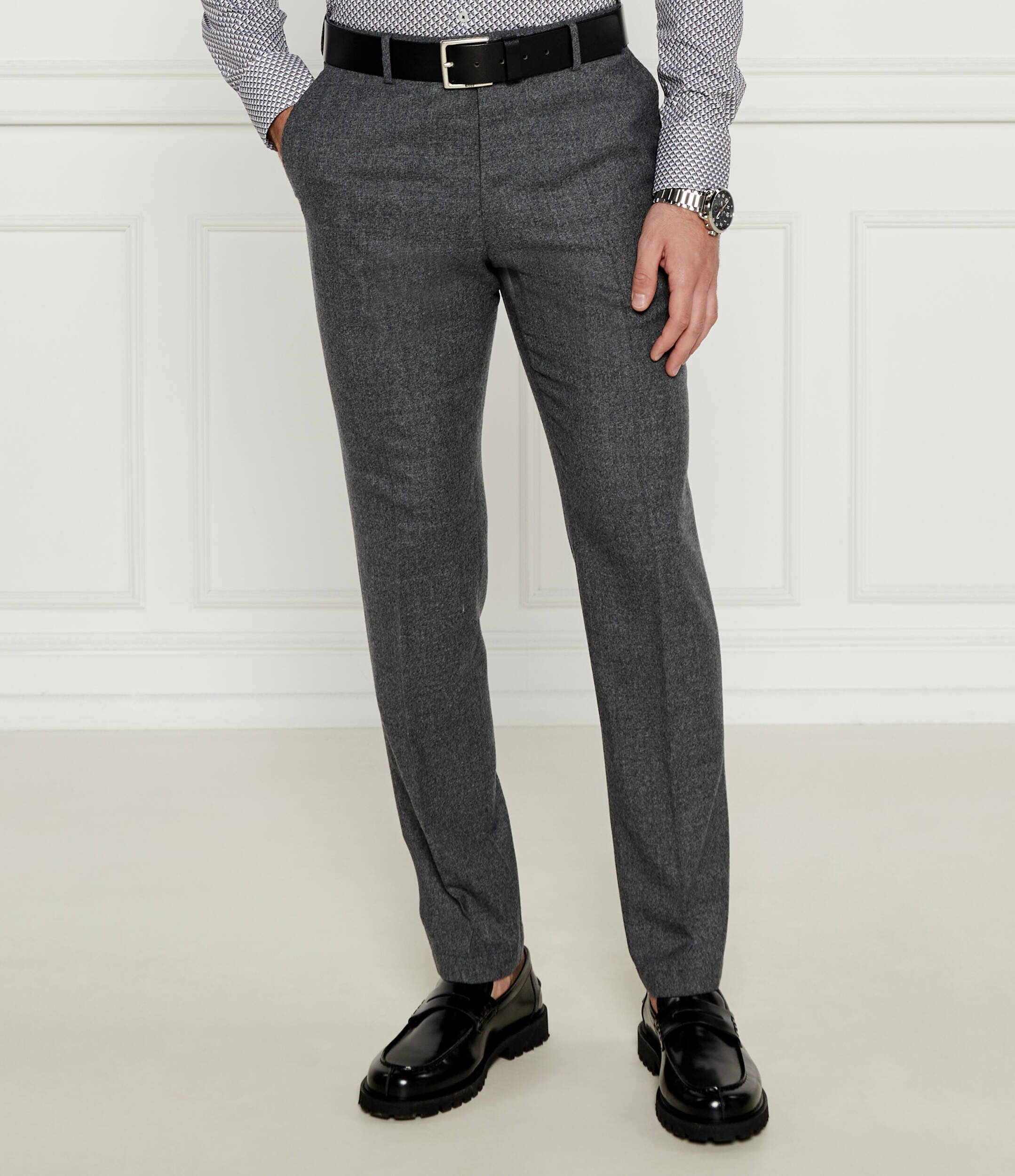 Windsor Pantaloni de lână 13 Peso2-W | Shaped fit