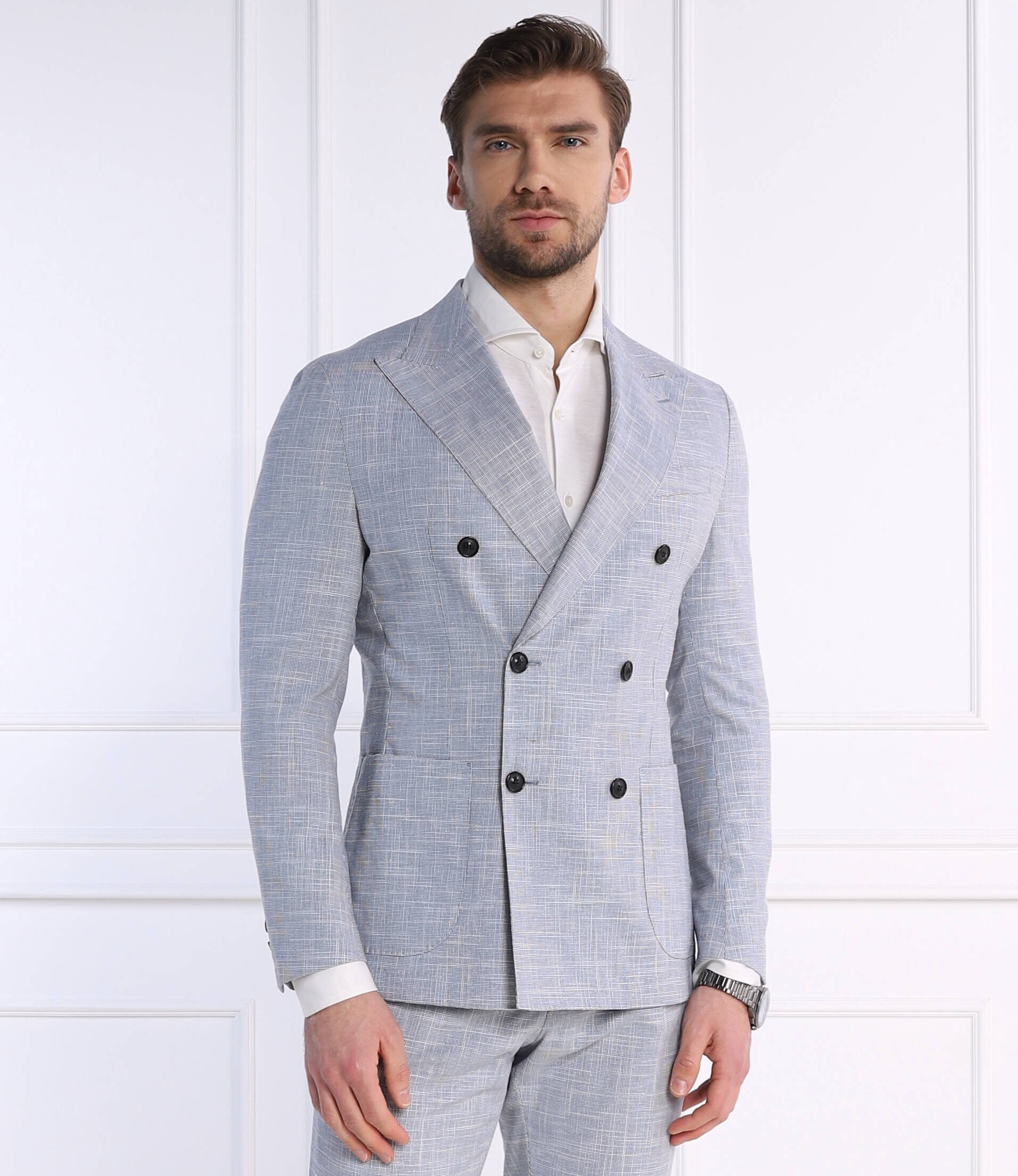Windsor Sacou 13 Satino2 | Shaped fit cu adaos de lână