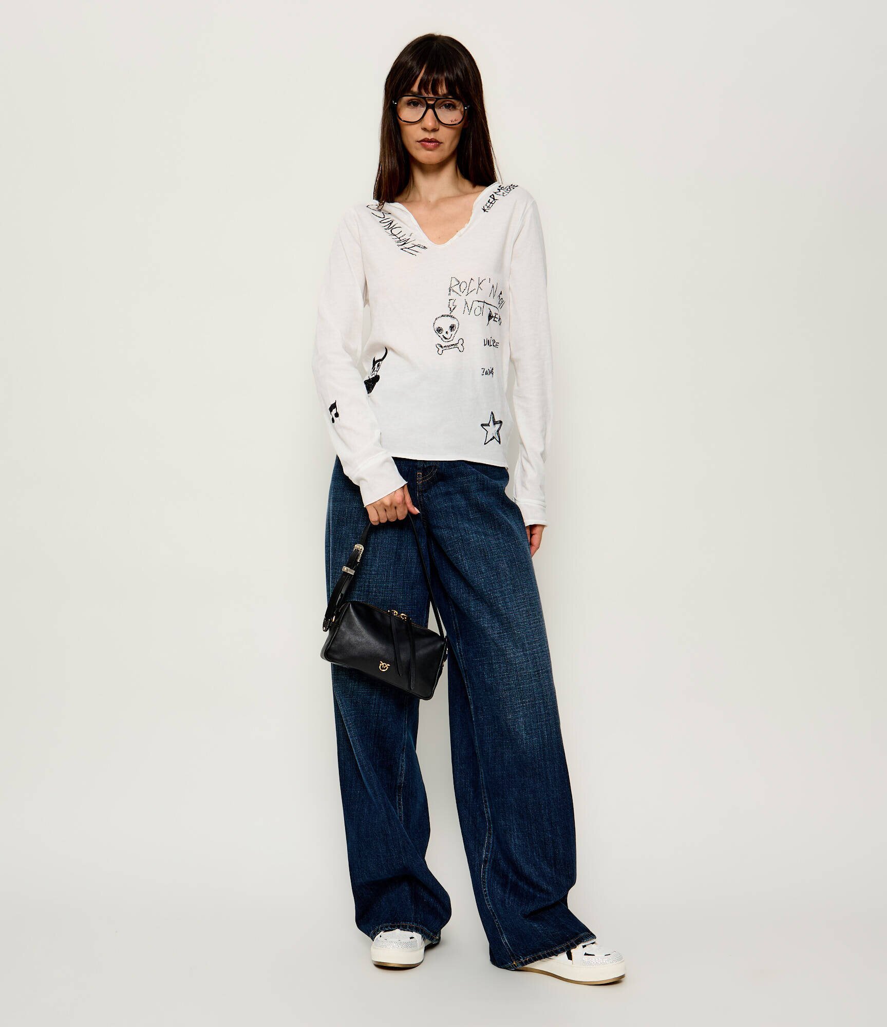 Zadig&Voltaire Bluză Happy Henley | regular fit