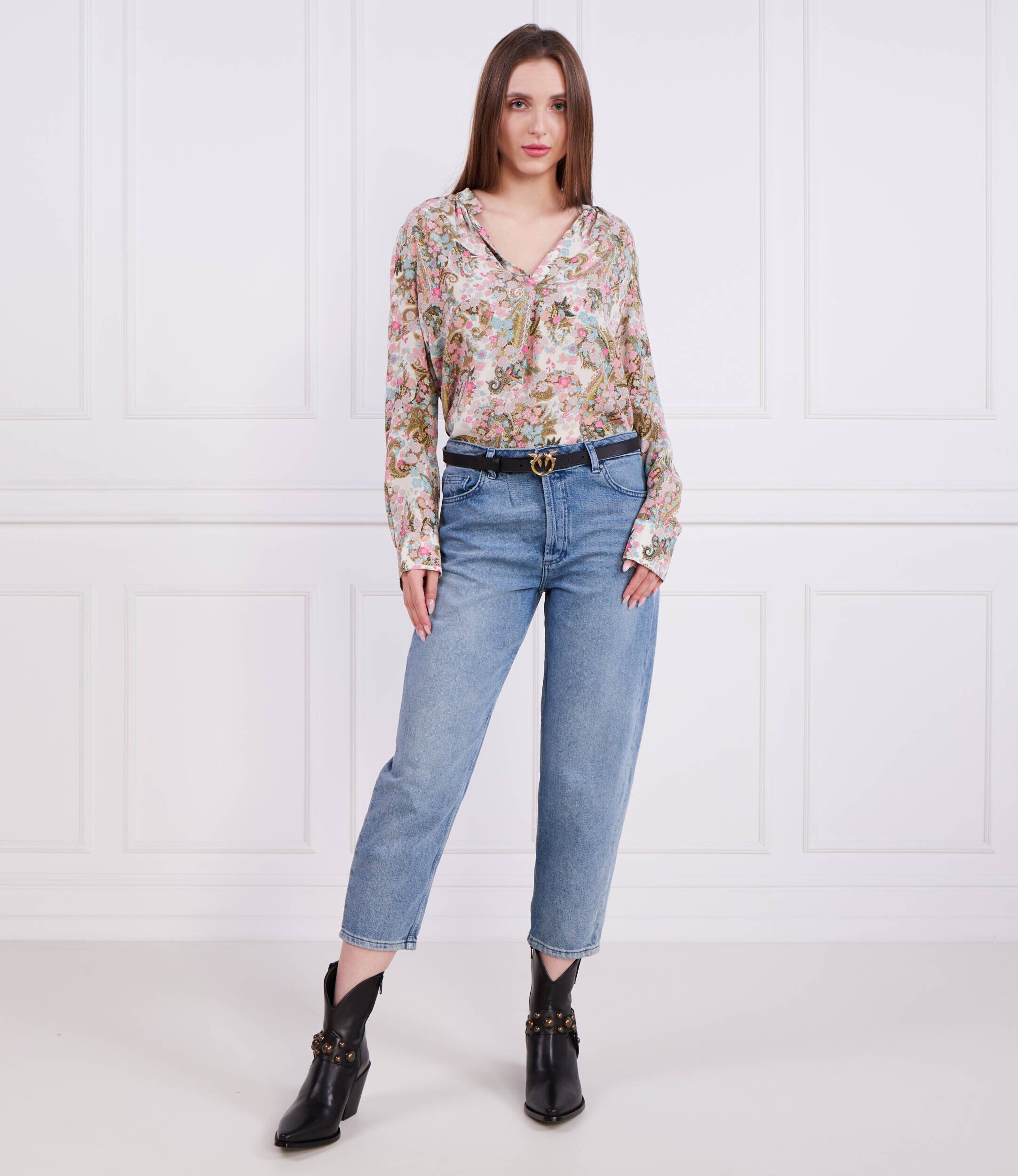 Zadig&Voltaire Bluză TINK SOFT YOKO FLOWER | Regular Fit