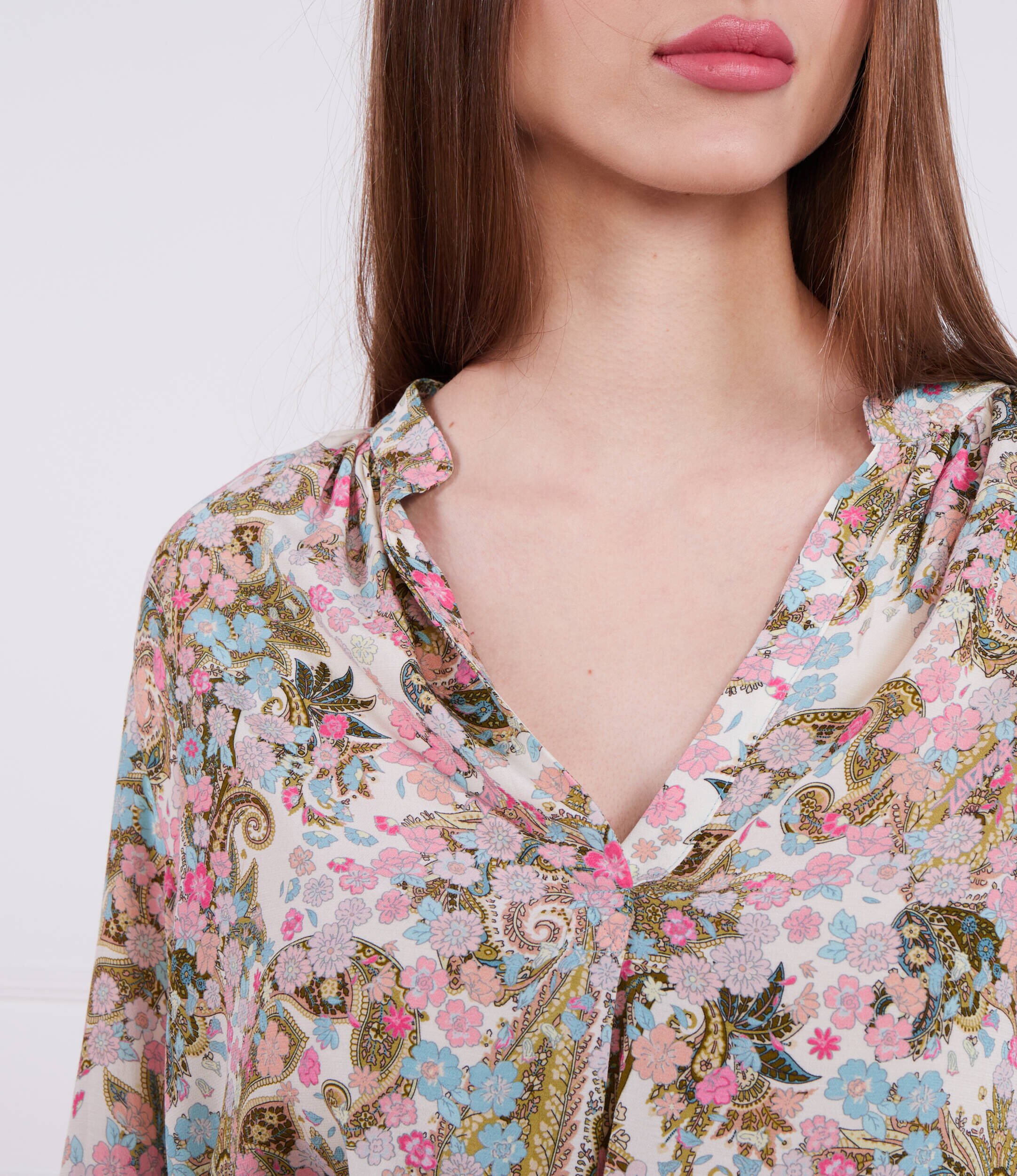Zadig&Voltaire Bluză TINK SOFT YOKO FLOWER | Regular Fit