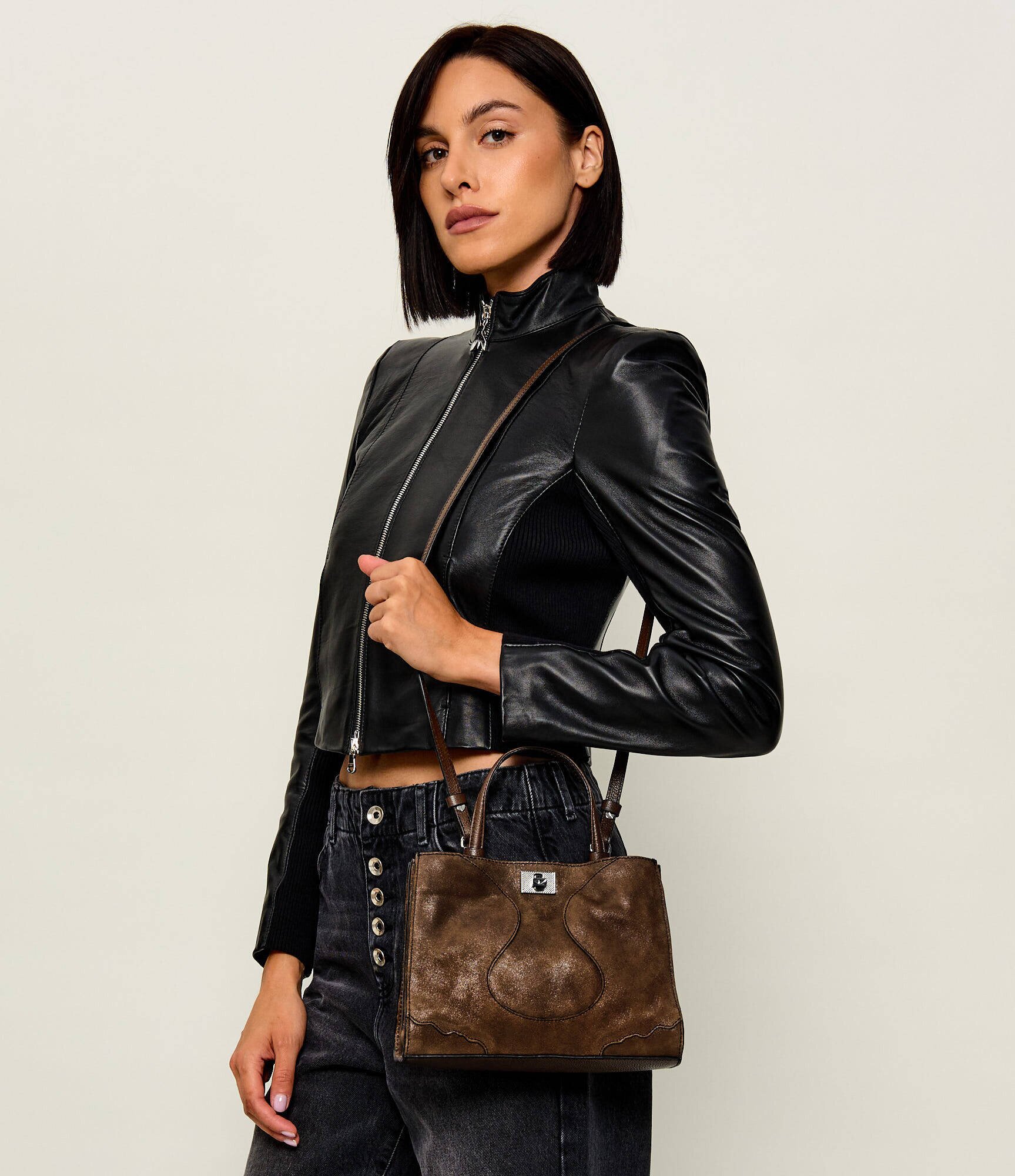 Zadig&Voltaire Cufăr Jack Nano | piele întoarsă